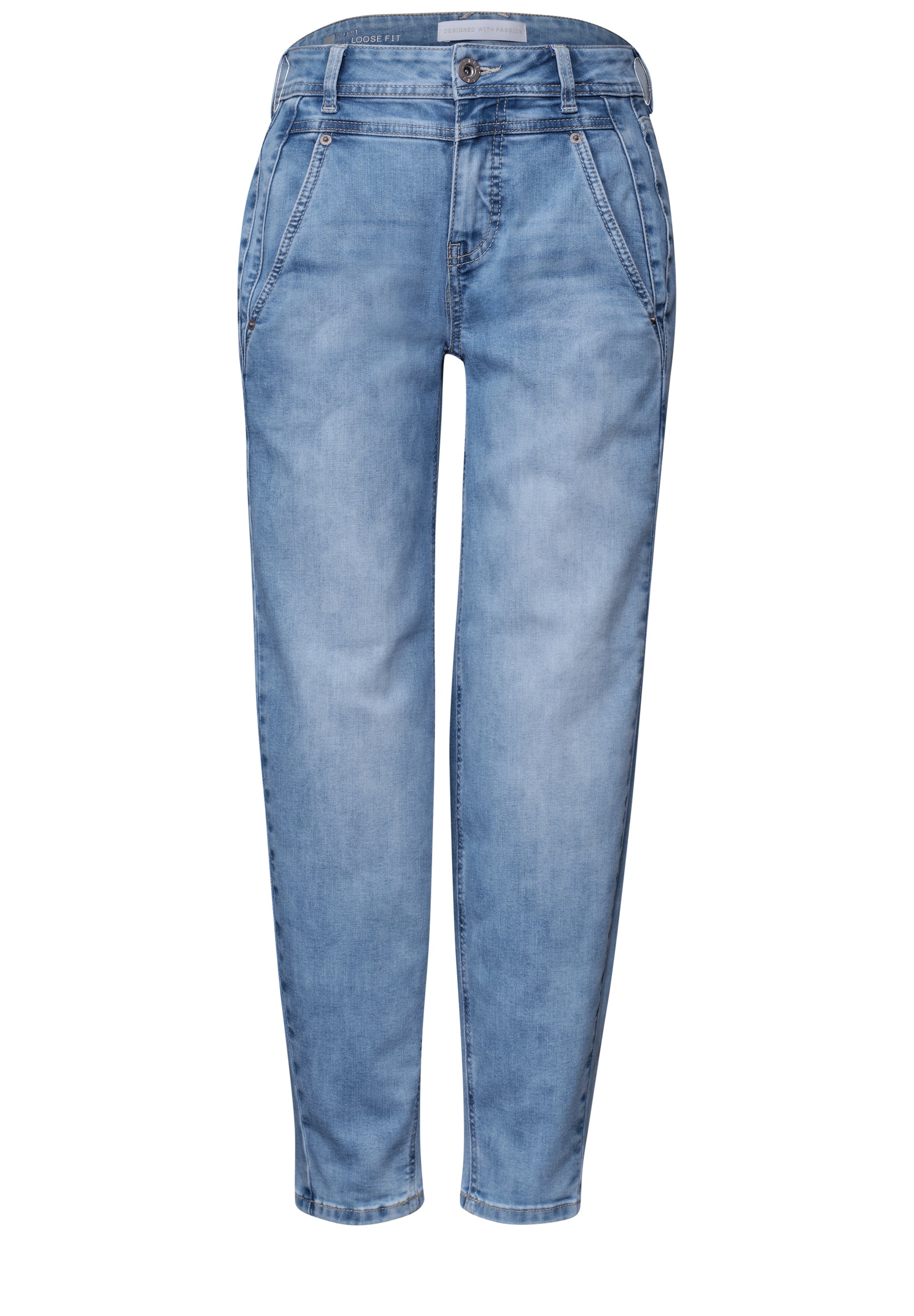 Street One Damen Hosen  Light Blu