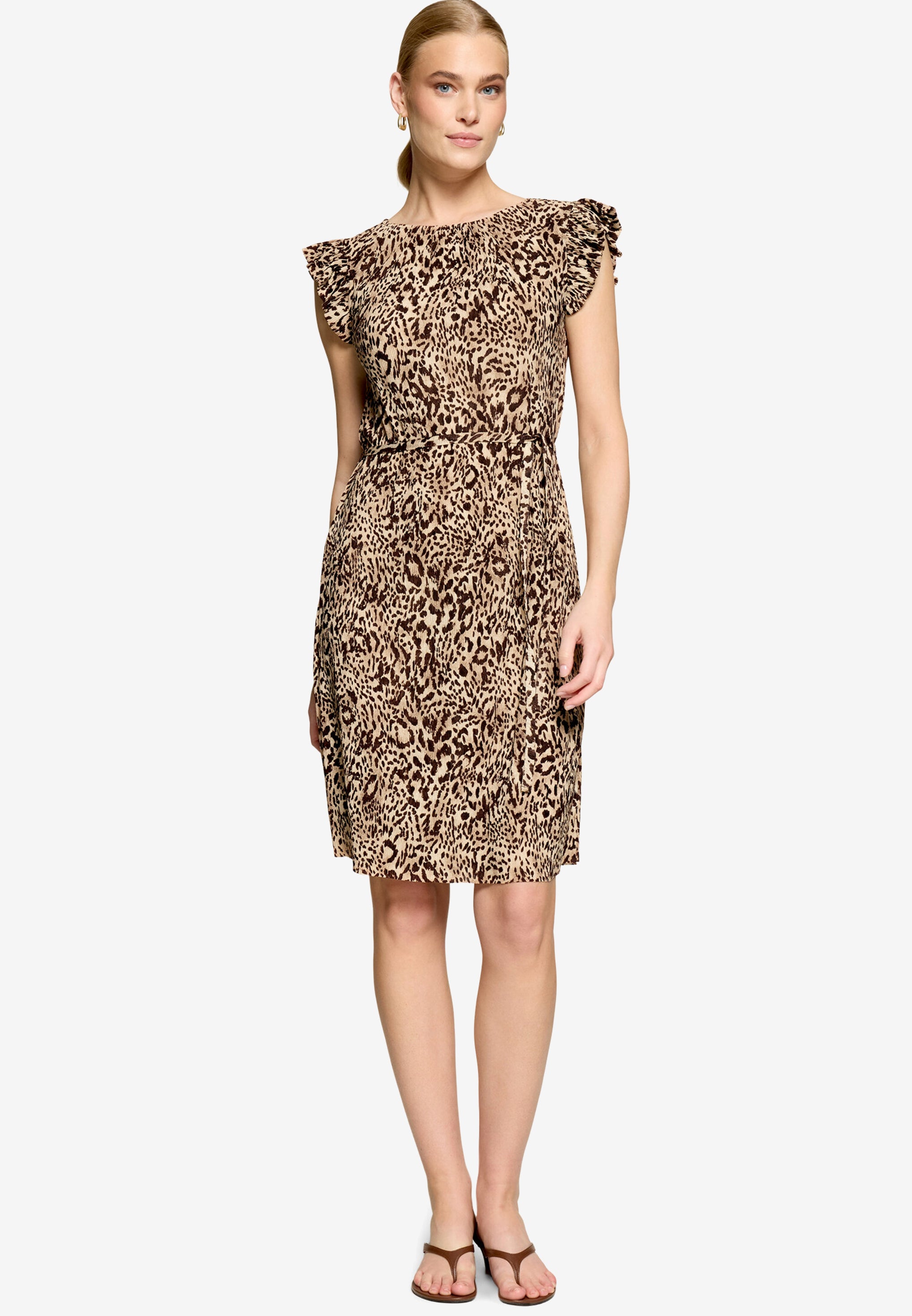 Zero Damen Kleider Beige/Brown