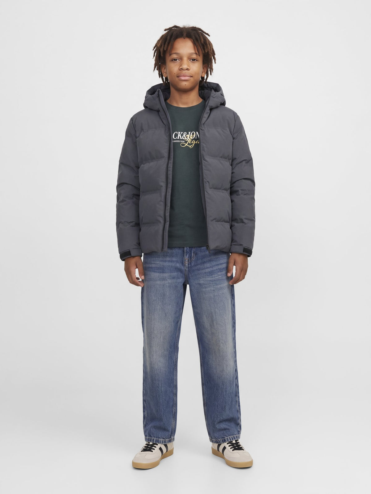 Jack & Jones Jungen Jacken Asphalt