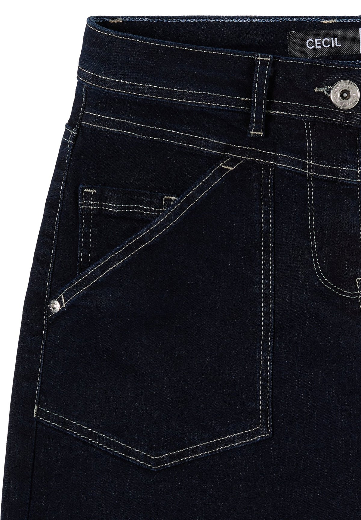 Cecil Damen Hosen  Rinsed Wa