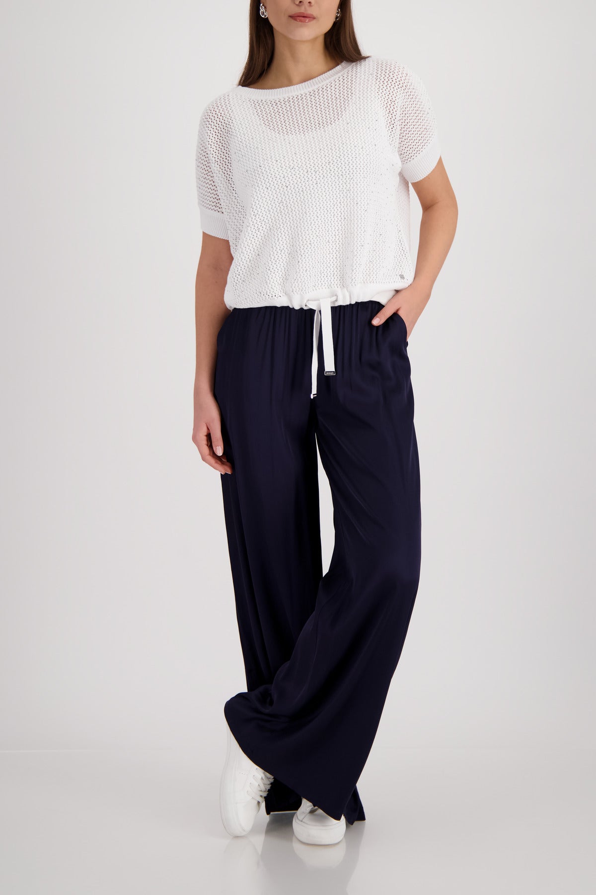 Monari Damen Hosen  Marine