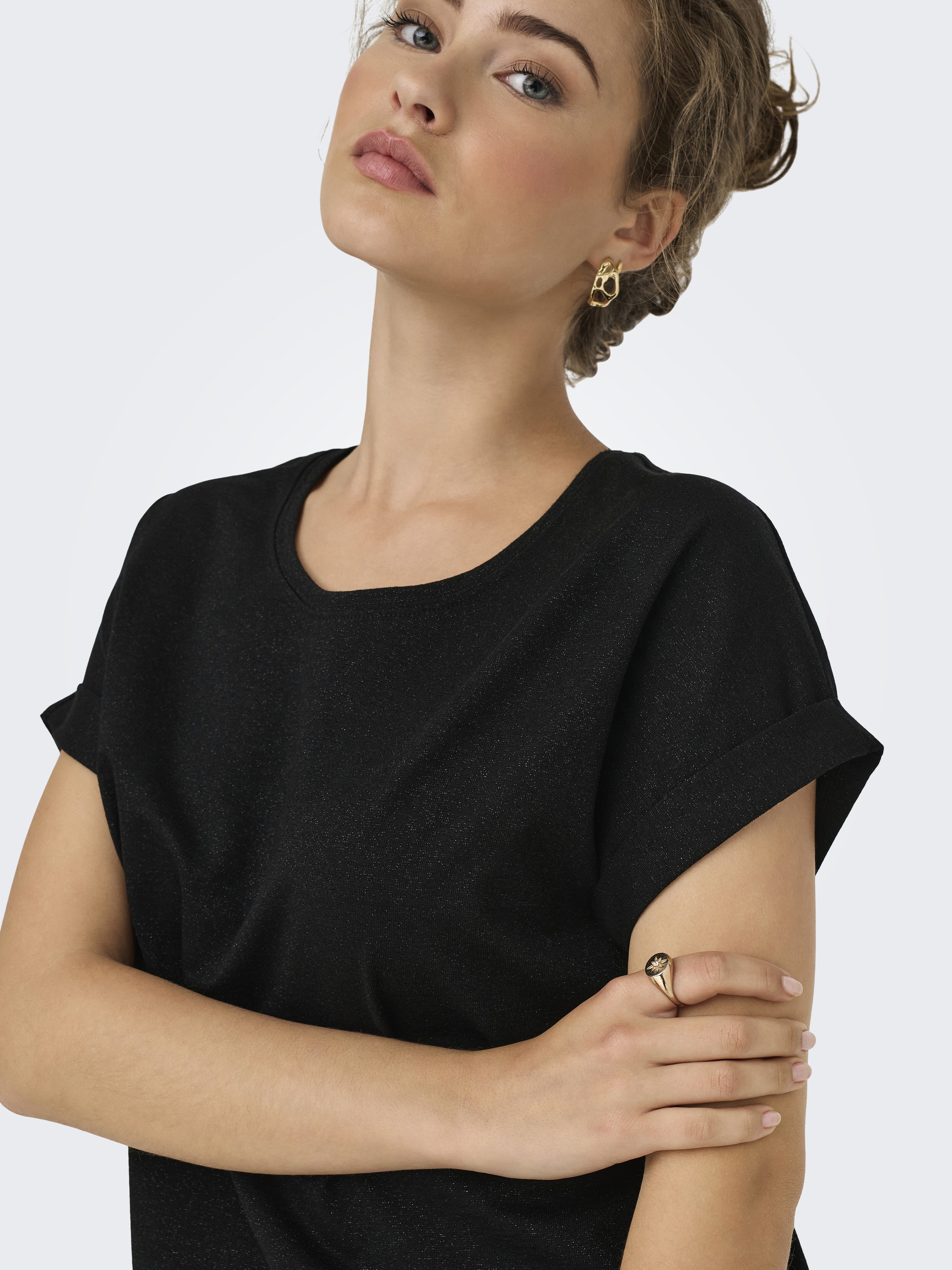 Only Damen Tops Black/Black Lur