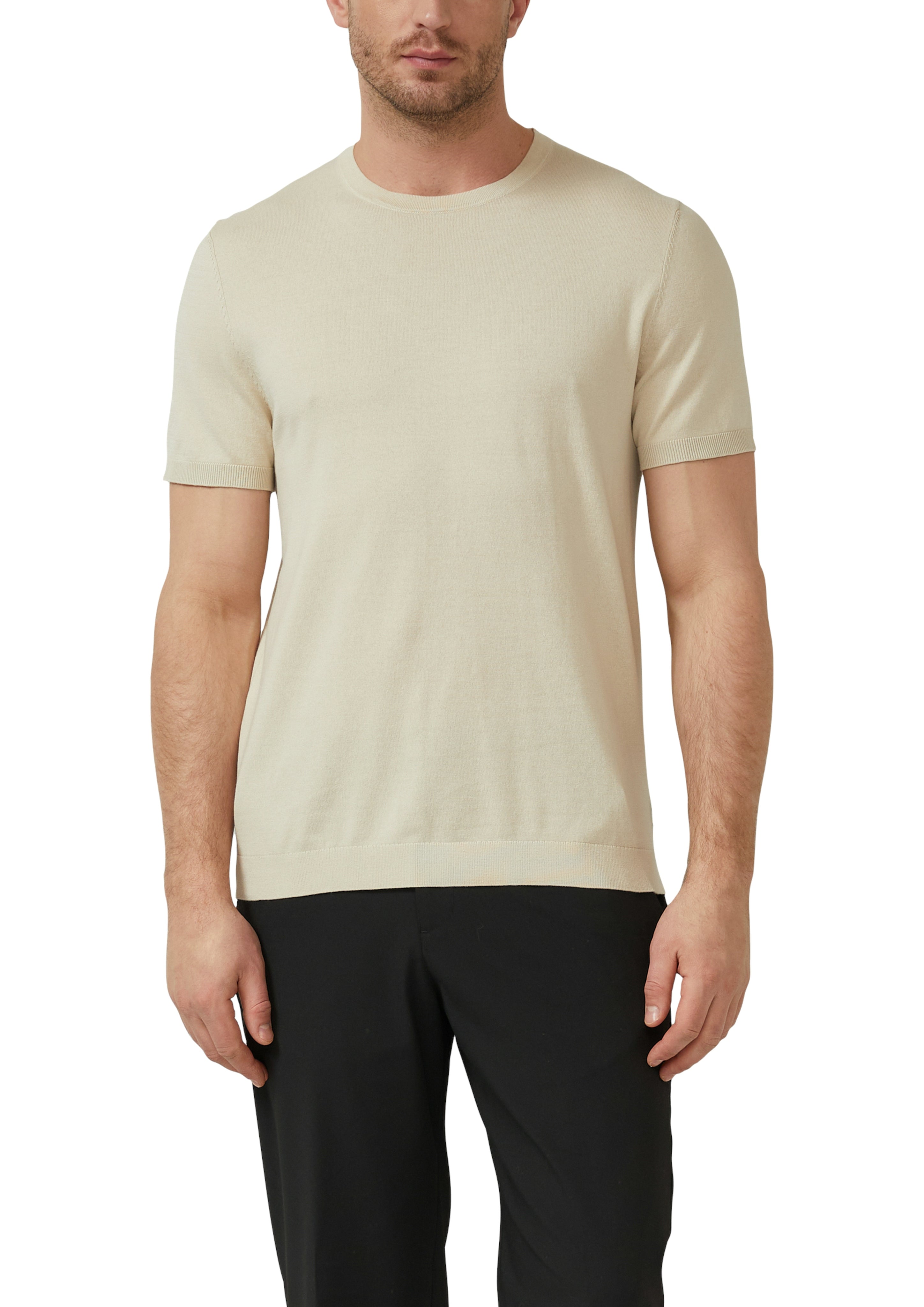S. Oliver black Herren Pullover Grey/Black