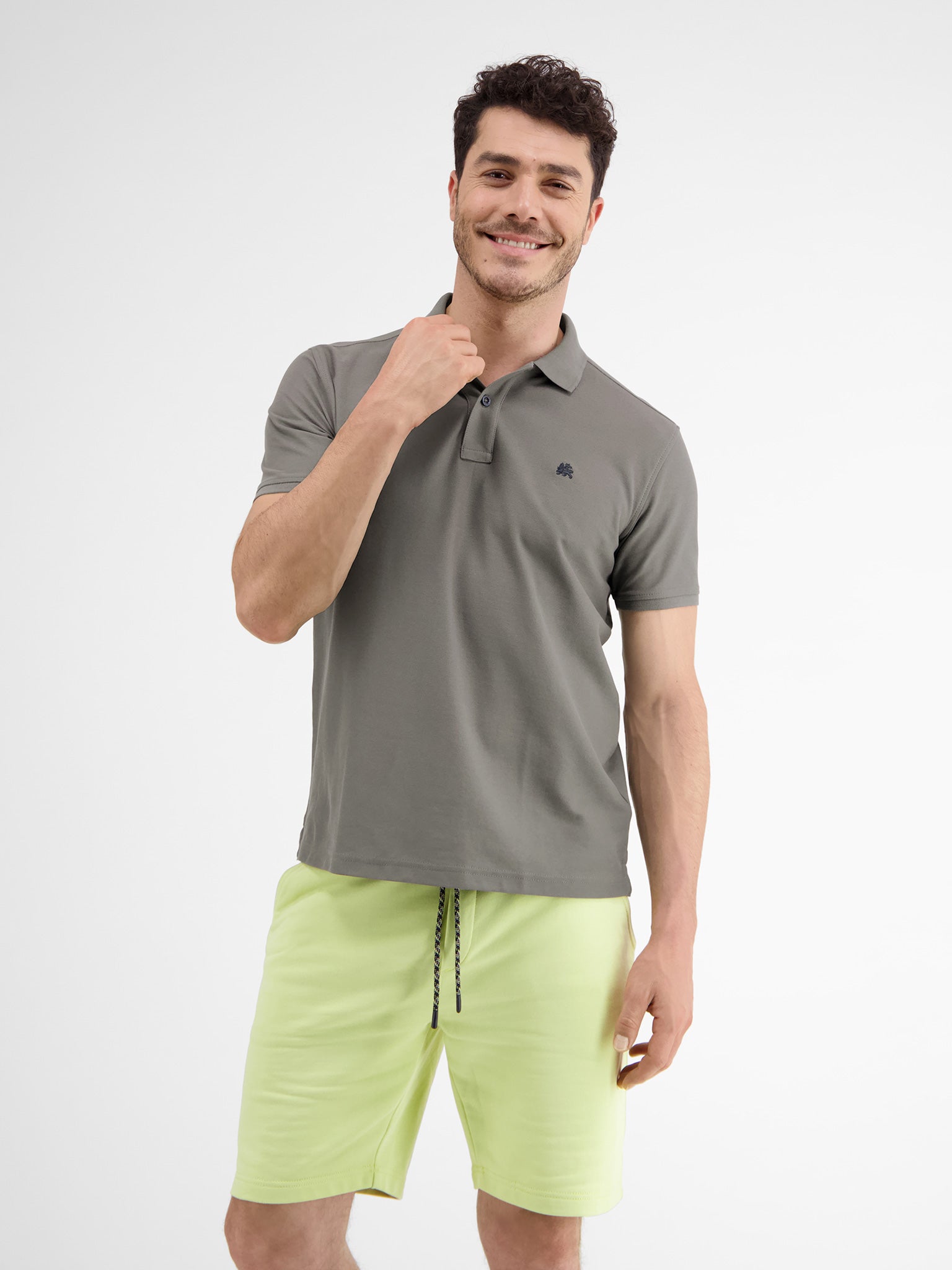 Lerros Herren Polo-Shirts Basalt Grey