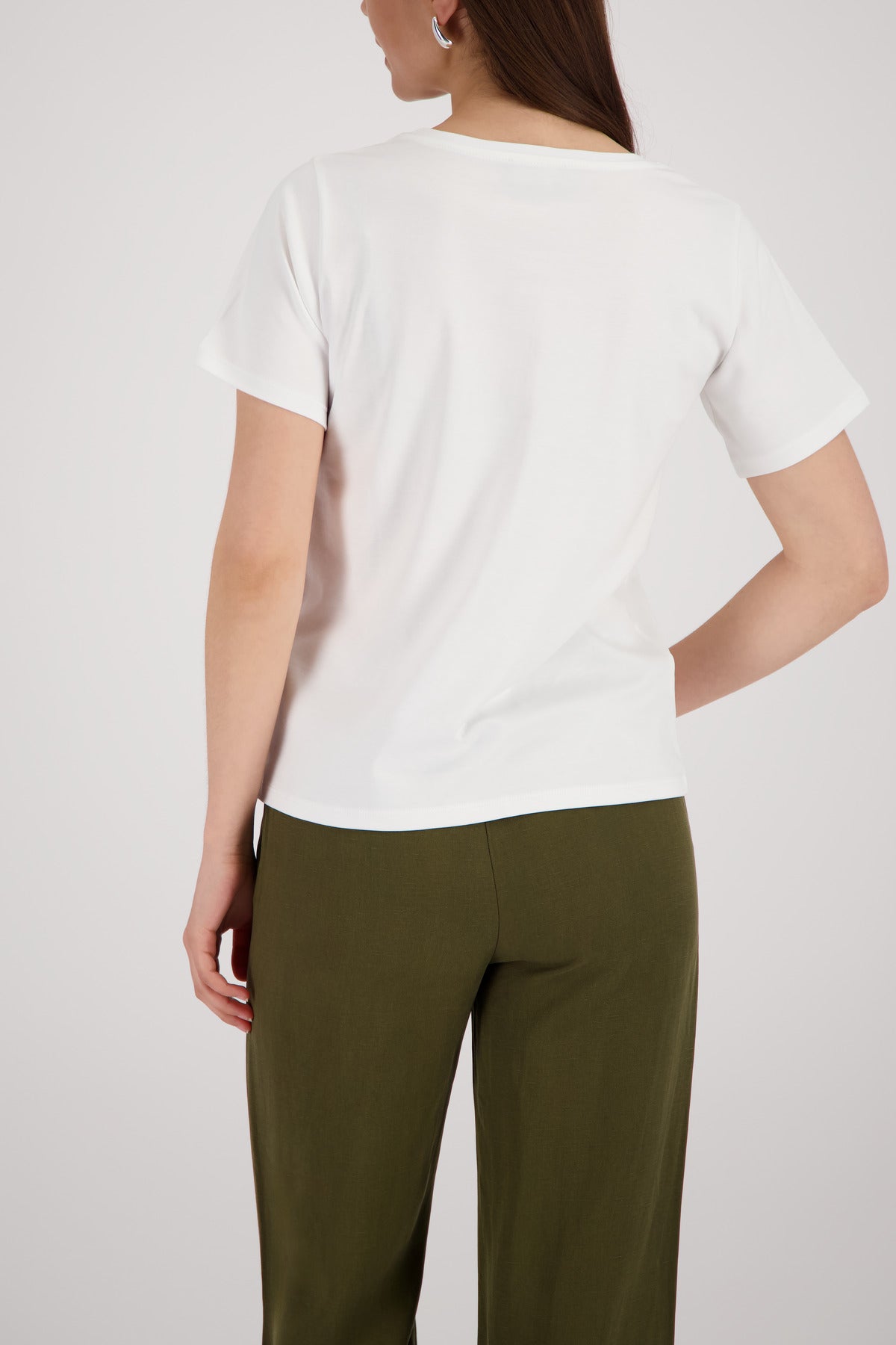 Monari Damen T-Shirts  Cream
