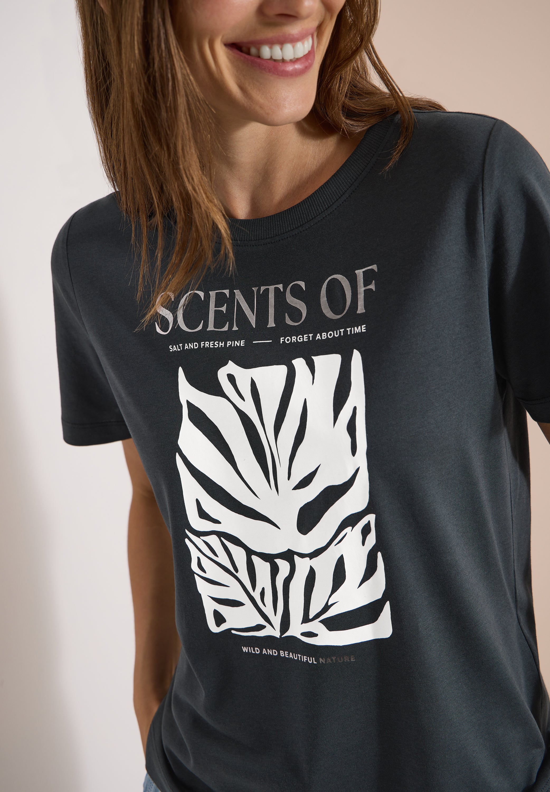 Cecil Damen T-Shirts Palm Bree