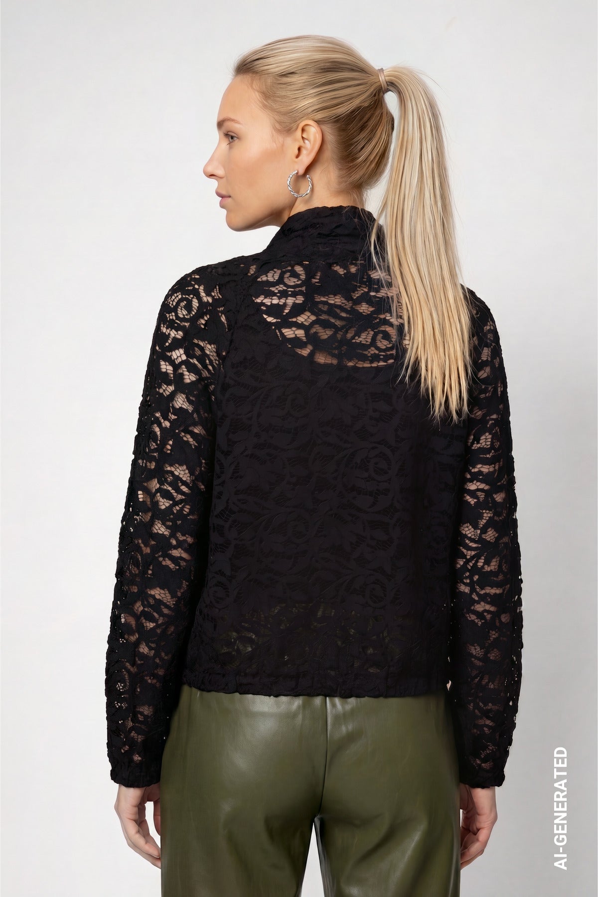 Monari Damen Strickjacken Schwarz