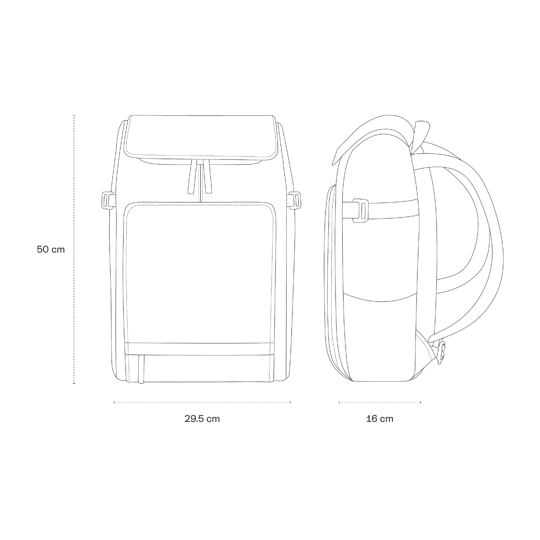 Kapten & Son Rucksack All Black