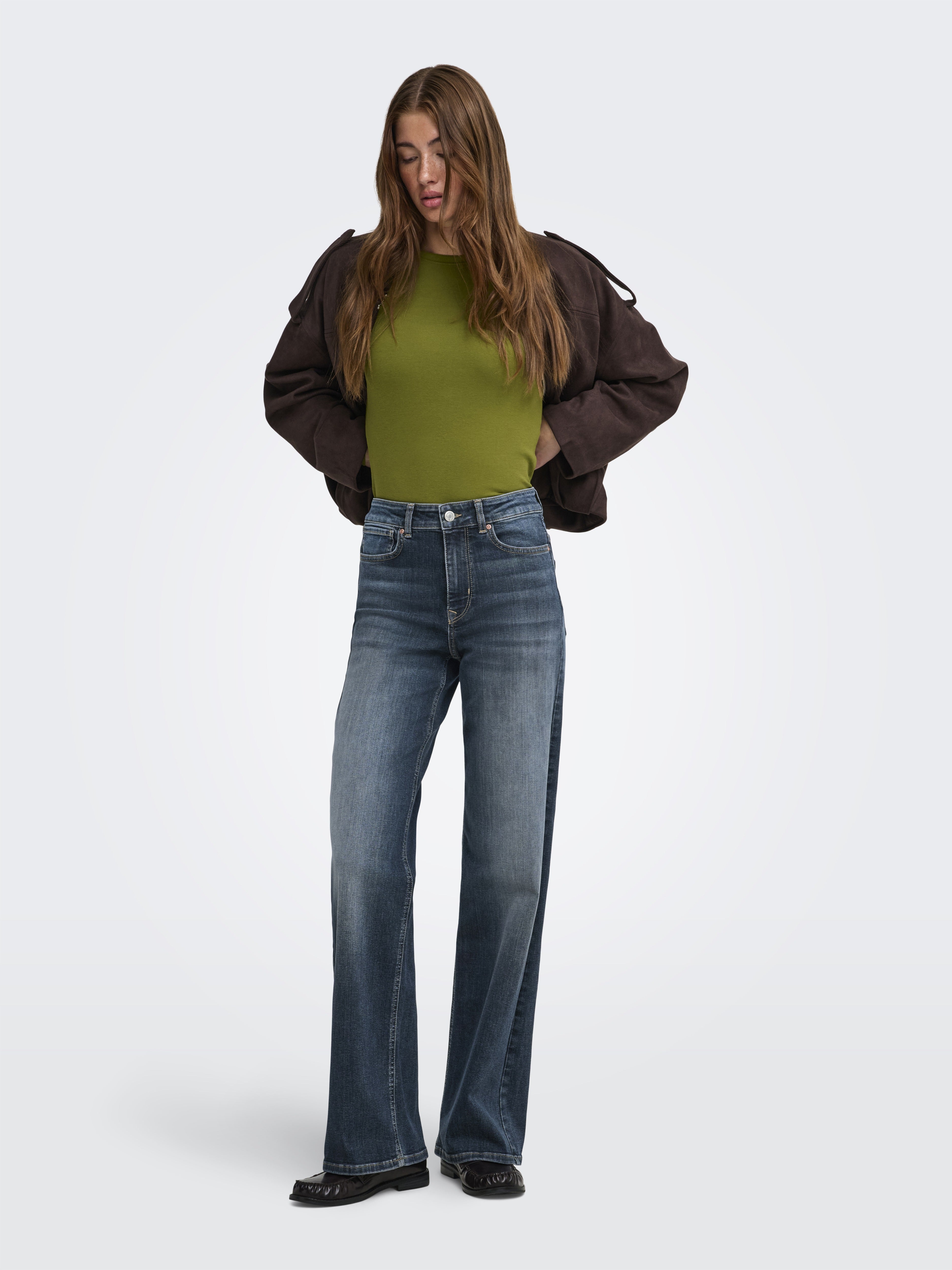 only Damen Jeans Dark Blue Denim