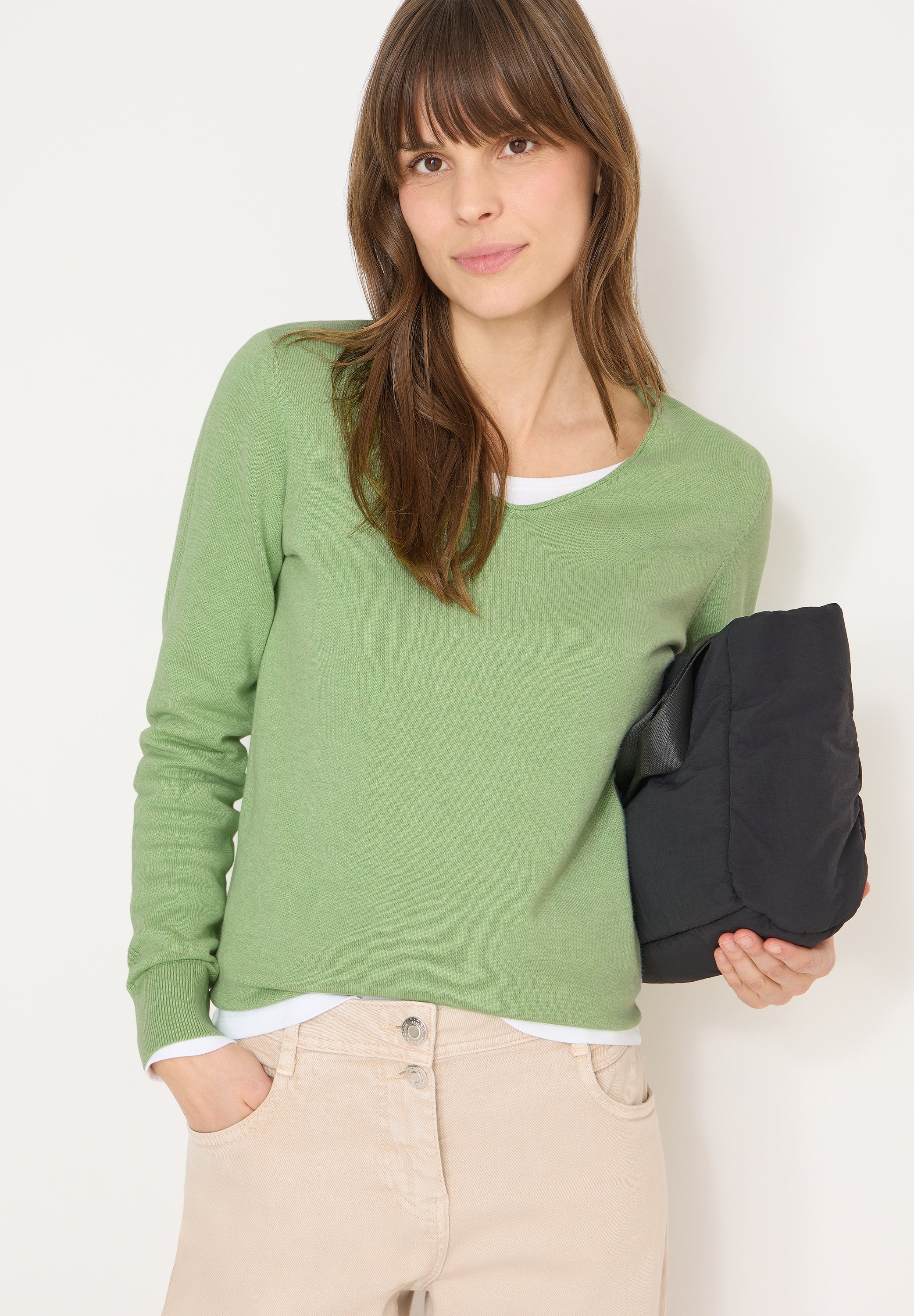 Cecil Damen Pullover Bamboo Gr