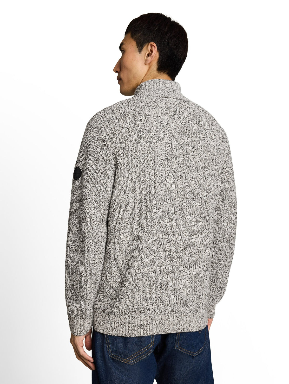 Tom Tailor Herren Pullover White Black Mou