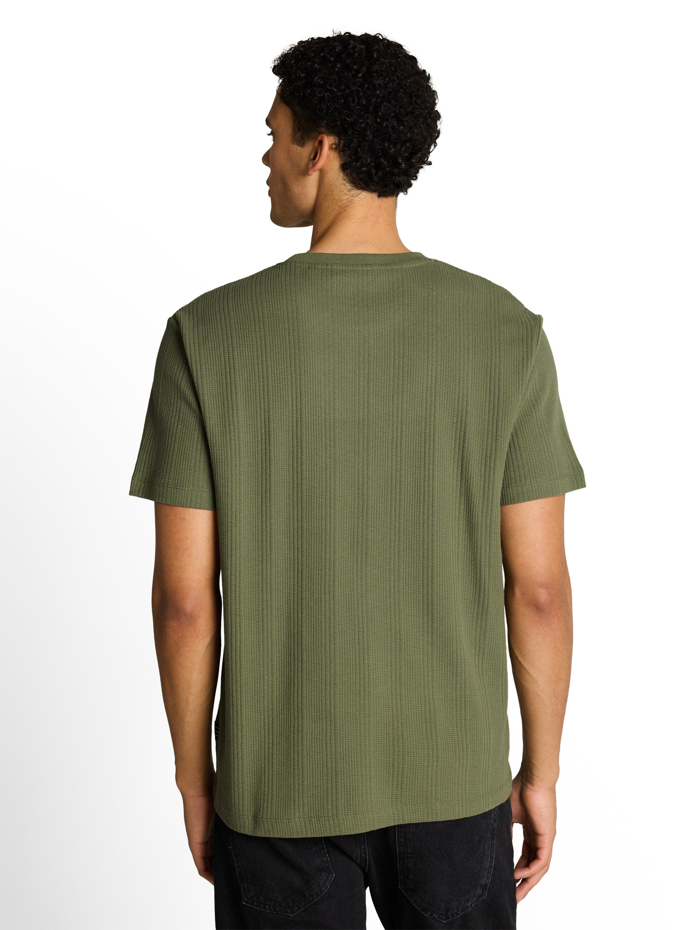 Tom Tailor denim Herren T-Shirts kurz Oak Leaf Green