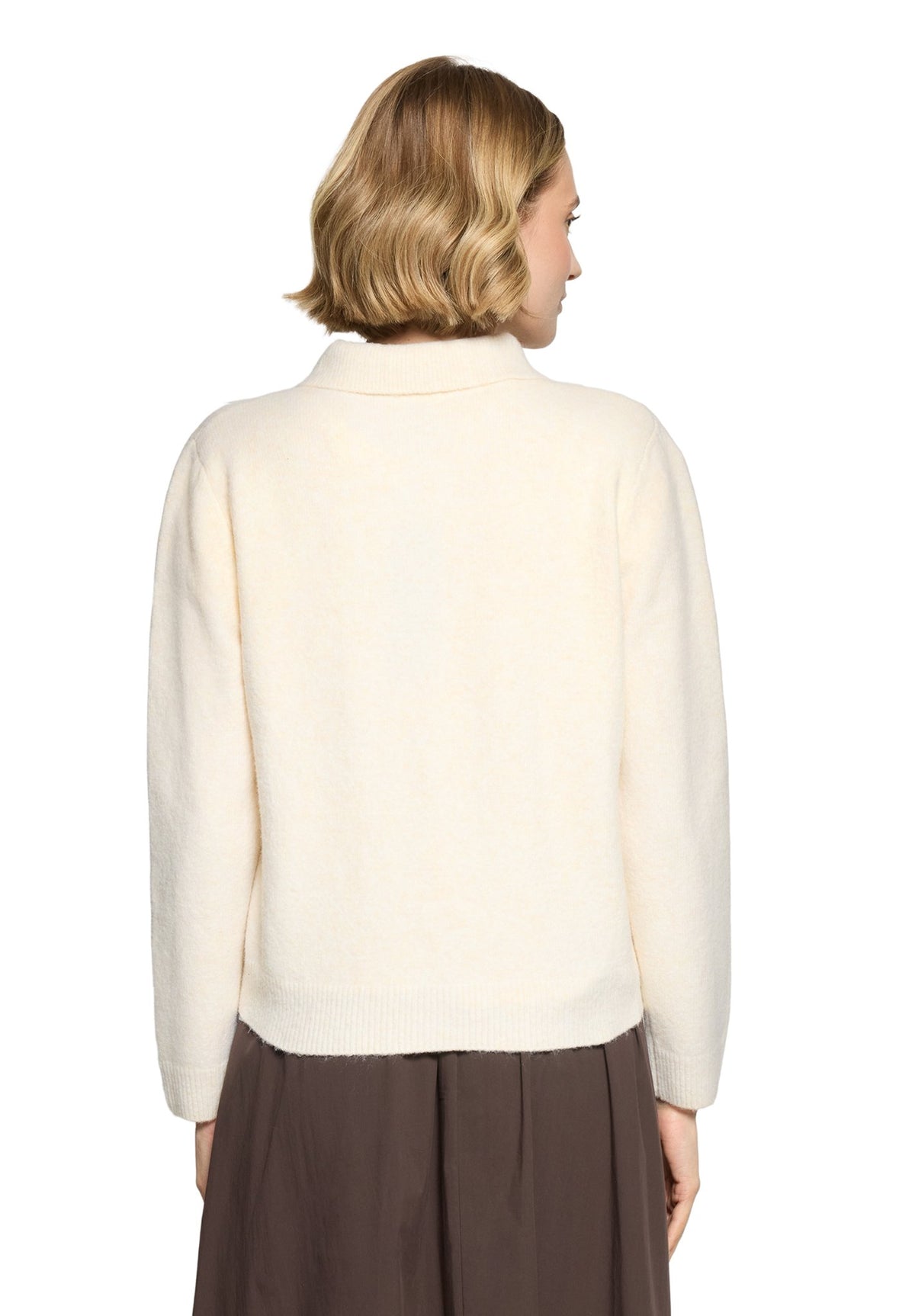 Cartoon Damen Strickjacken Bright Cream Me