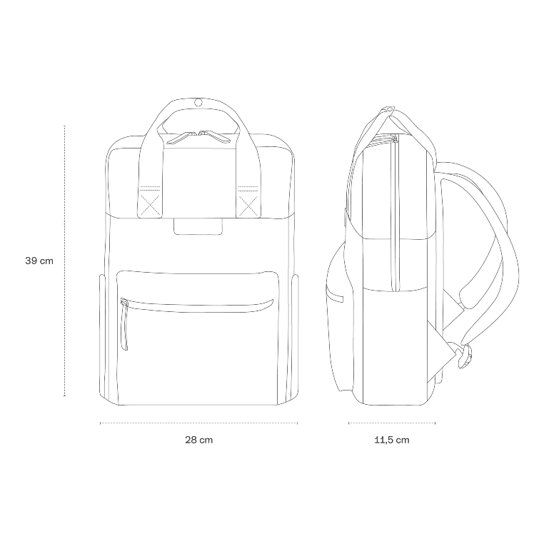 Kapten & Son Rucksack All Black