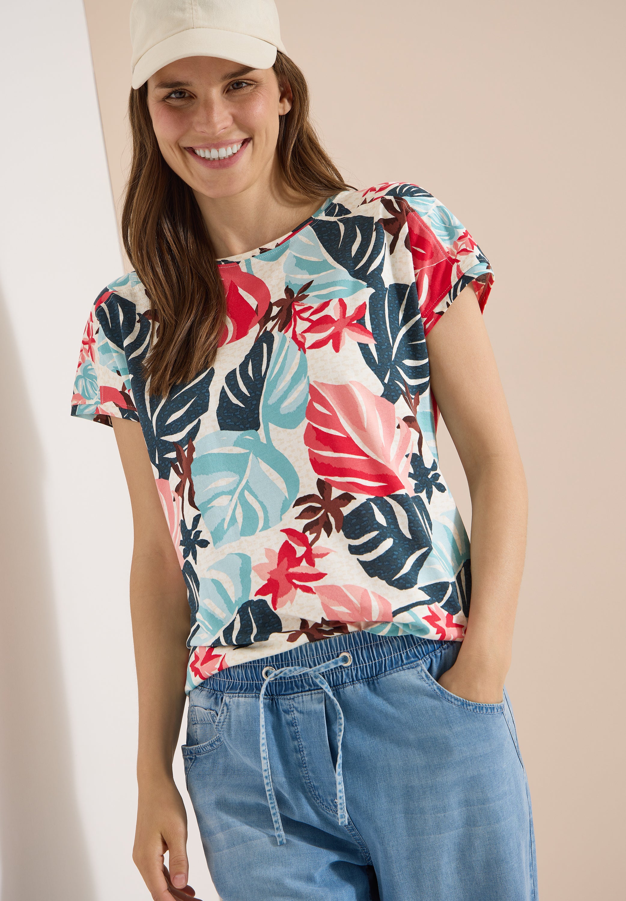 Cecil Damen T-Shirts  Light Ala