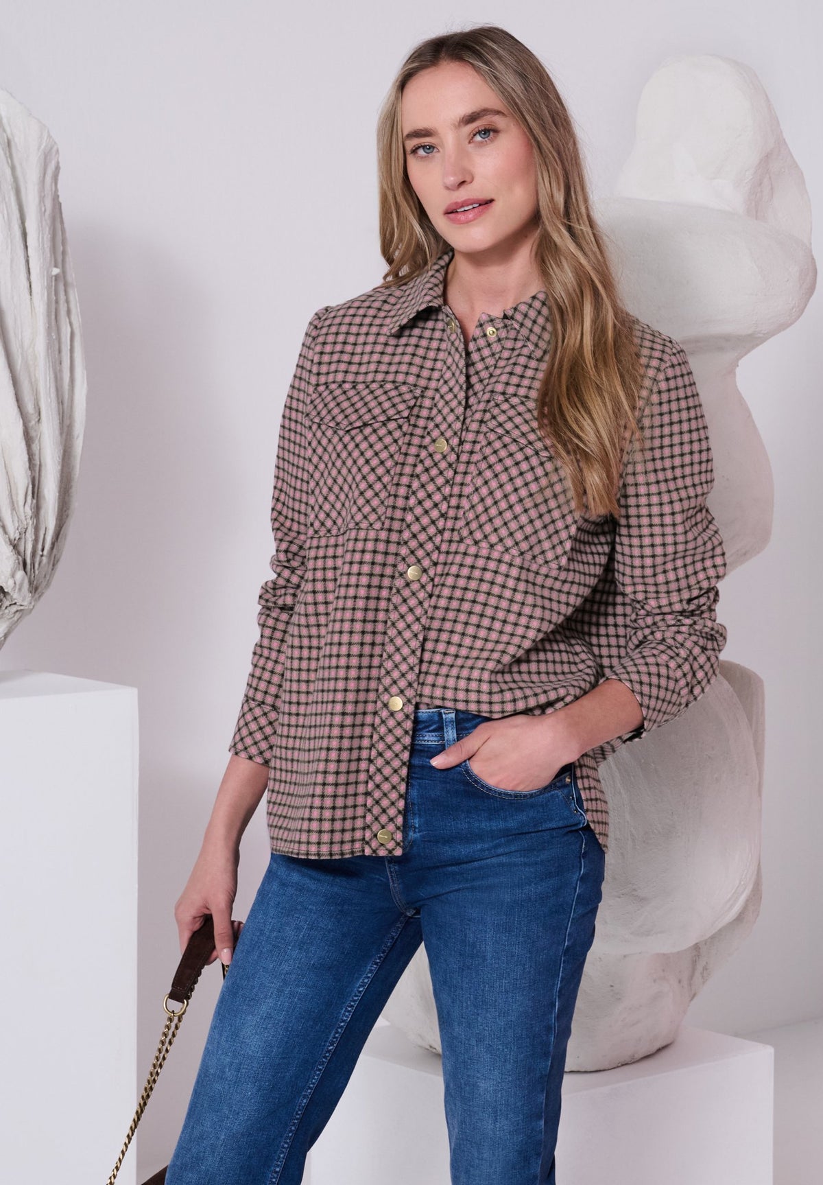 Street One Damen Blazer  Warm Blus