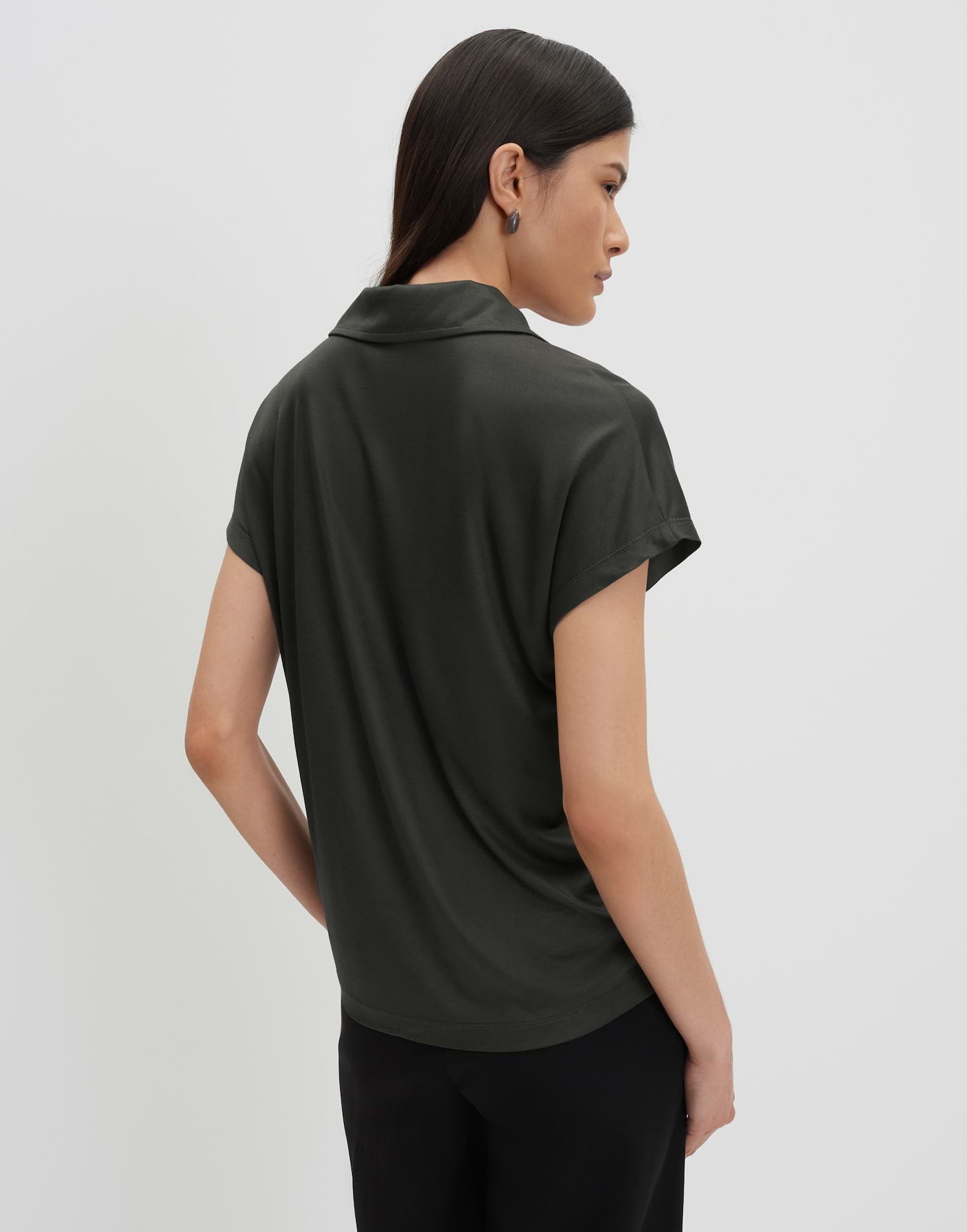 Someday Damen T-Shirts Midnight Olive