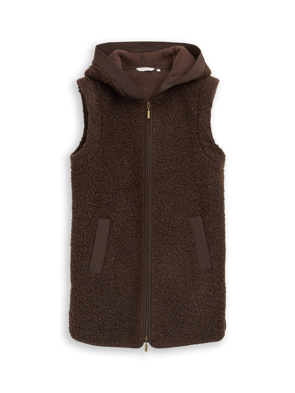 Tom Tailor Damen Sweatjacken Java Dark Brown