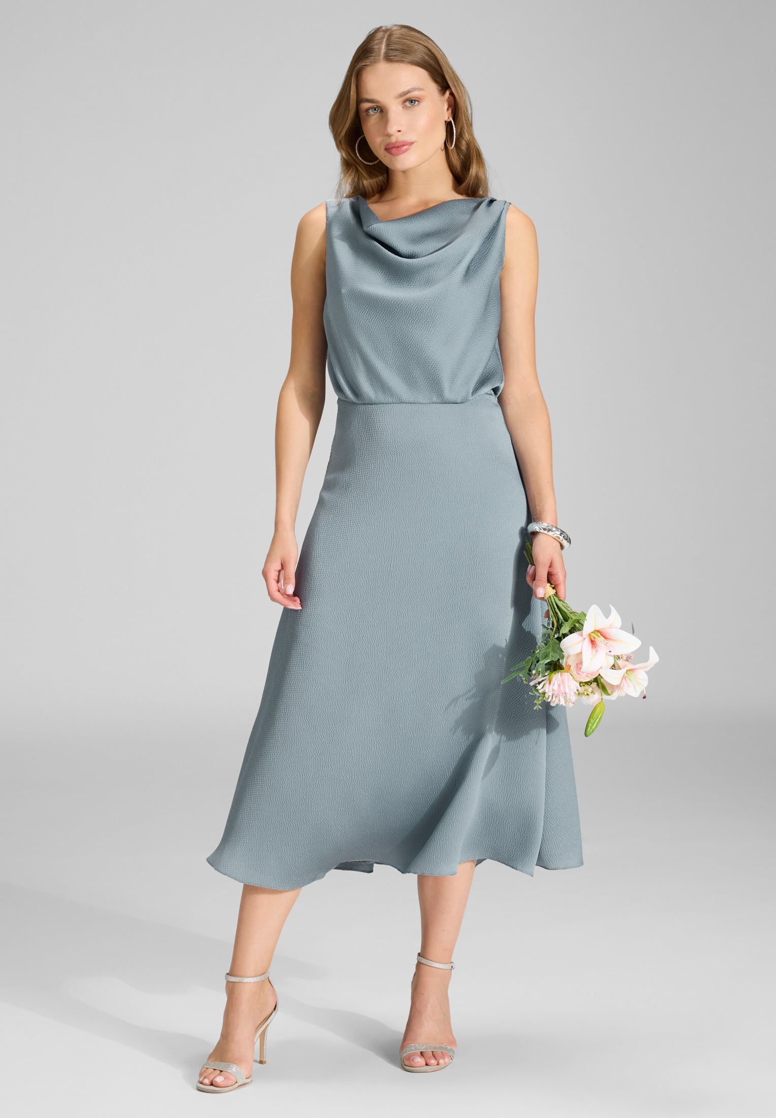 Swing Damen Kleider  Ice Blue