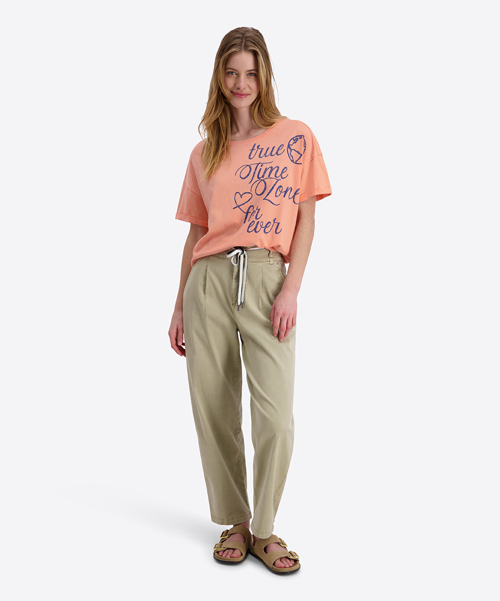 Timezone Damen T-Shirts  Papaya Or