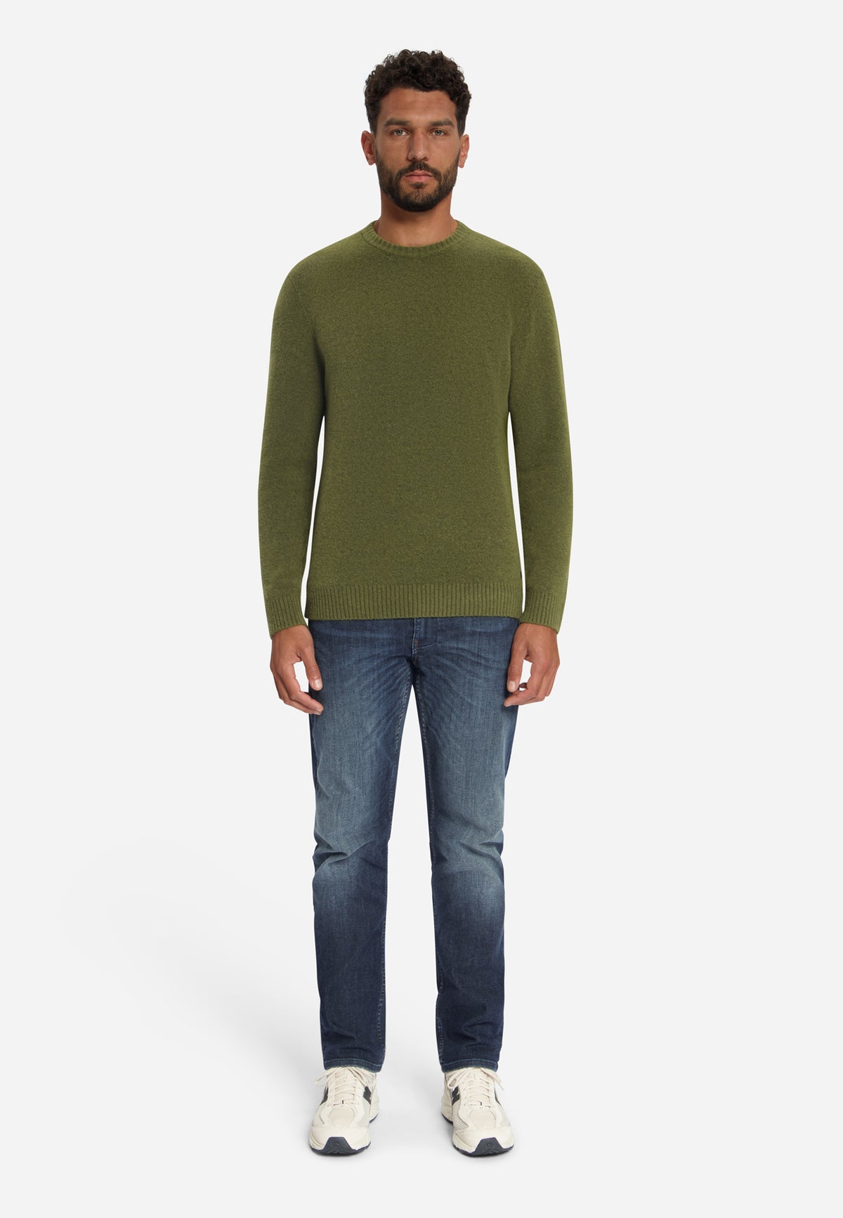 No Excess Herren Pullover Moss
