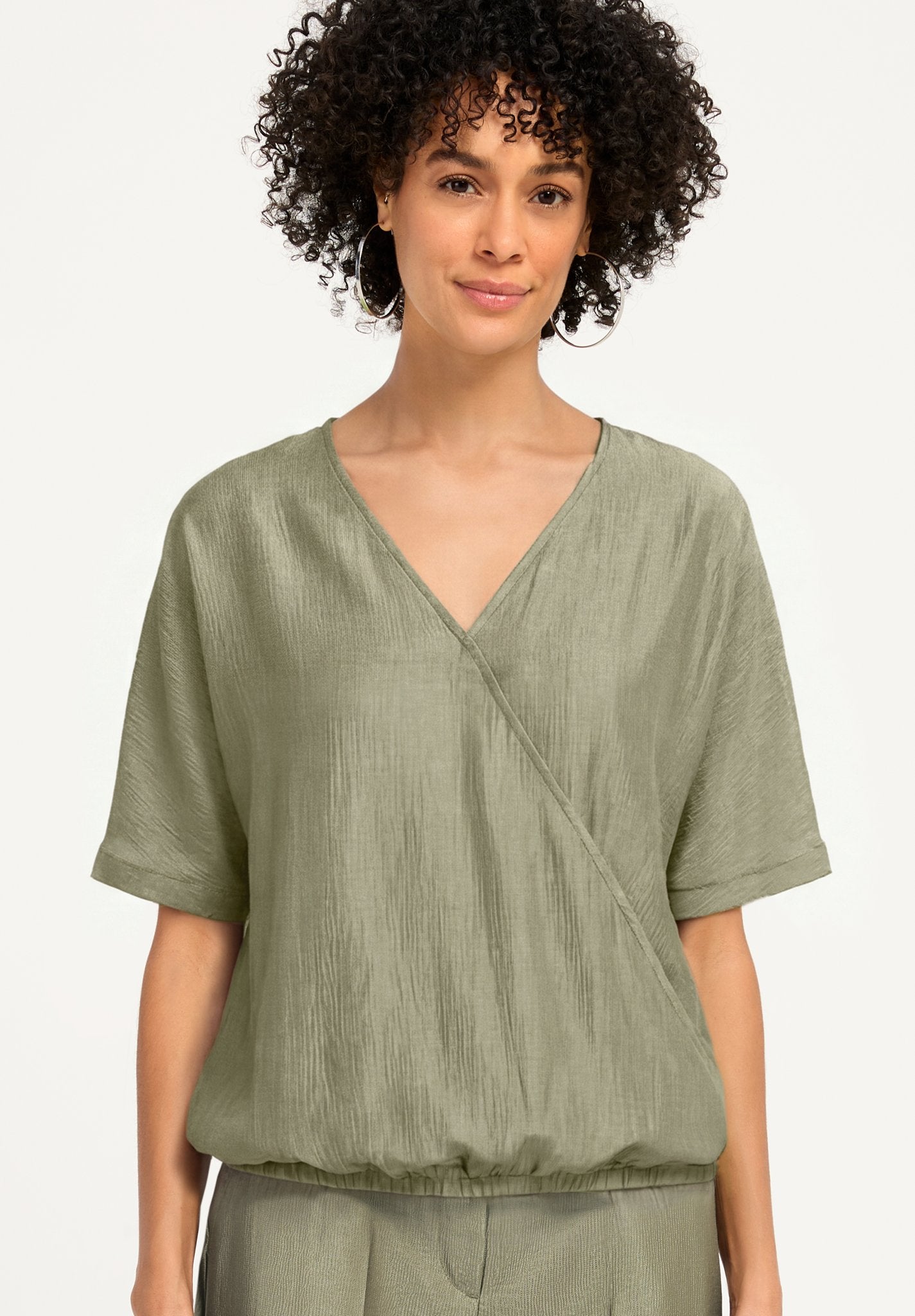 Bianca Damen Blusen Sage
