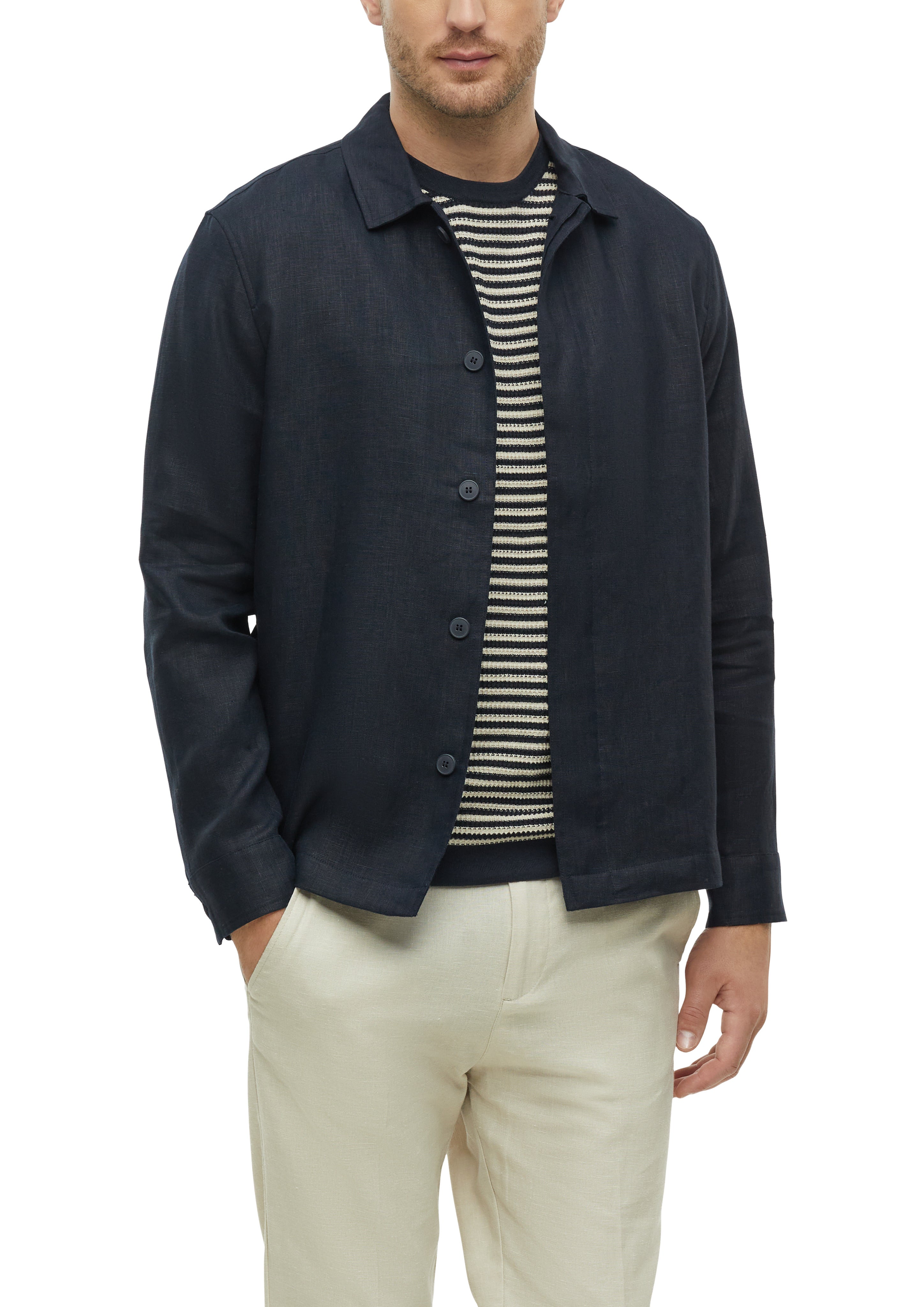 S. Oliver black Herren Sakkos Blue