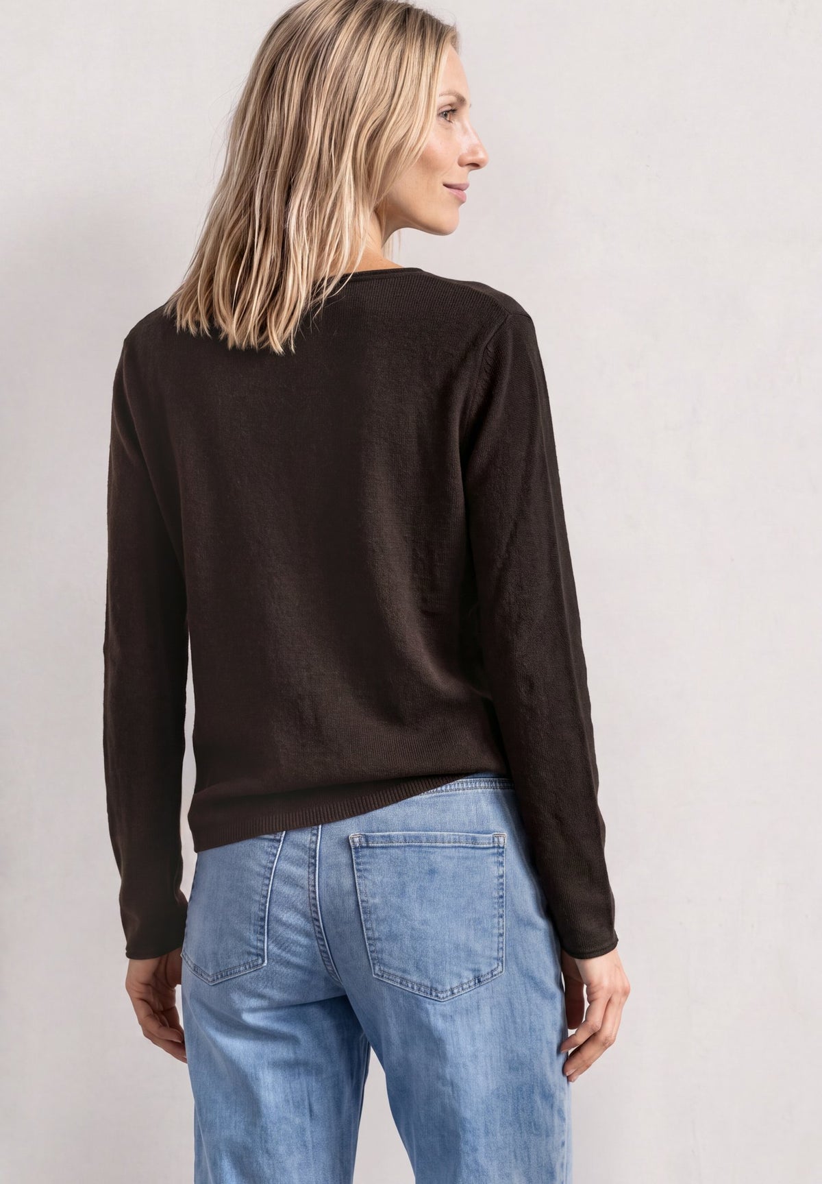 Street One Damen Pullover Black Cof