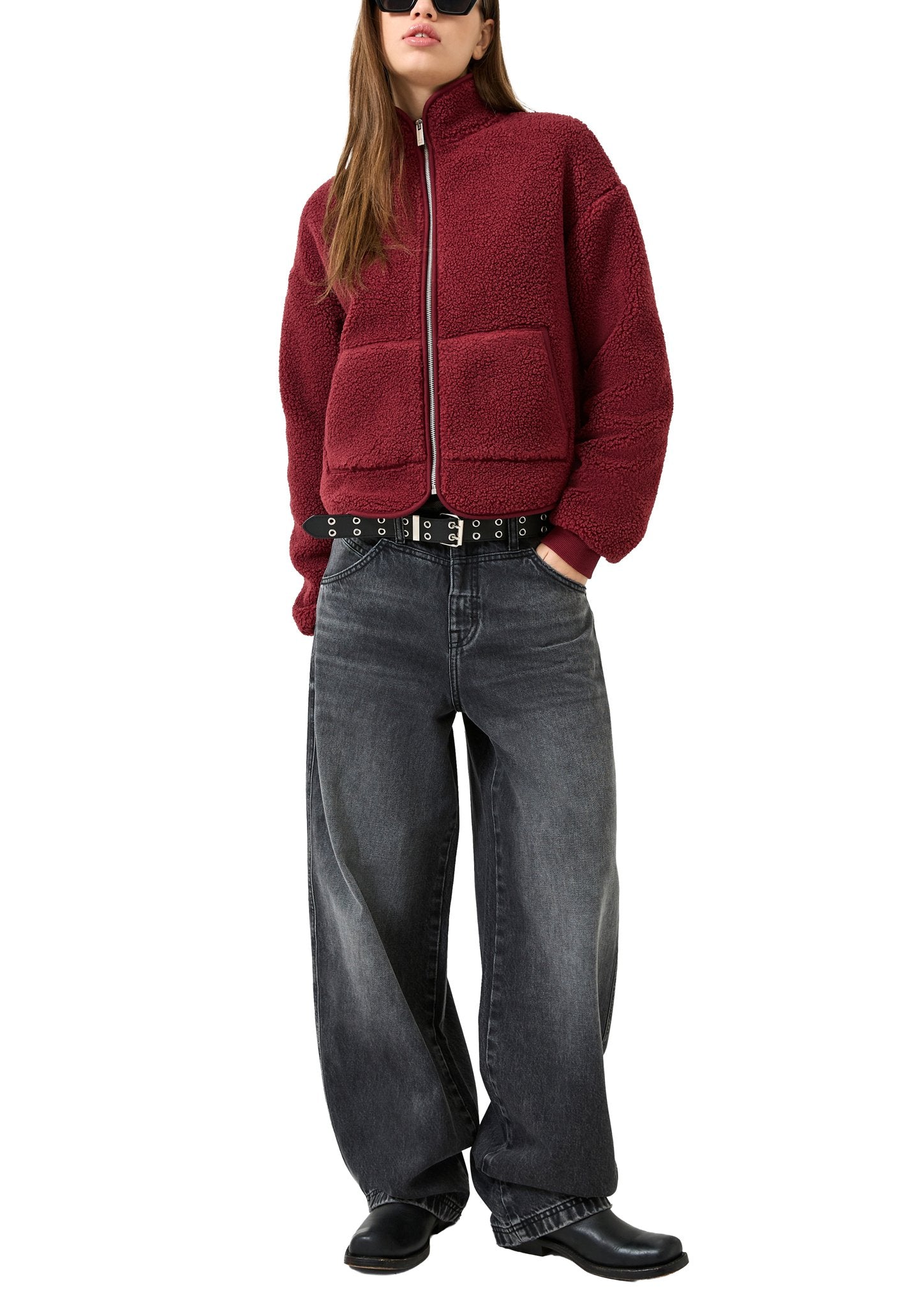 QS by S.Oliver Damen Sweatshirts  Red