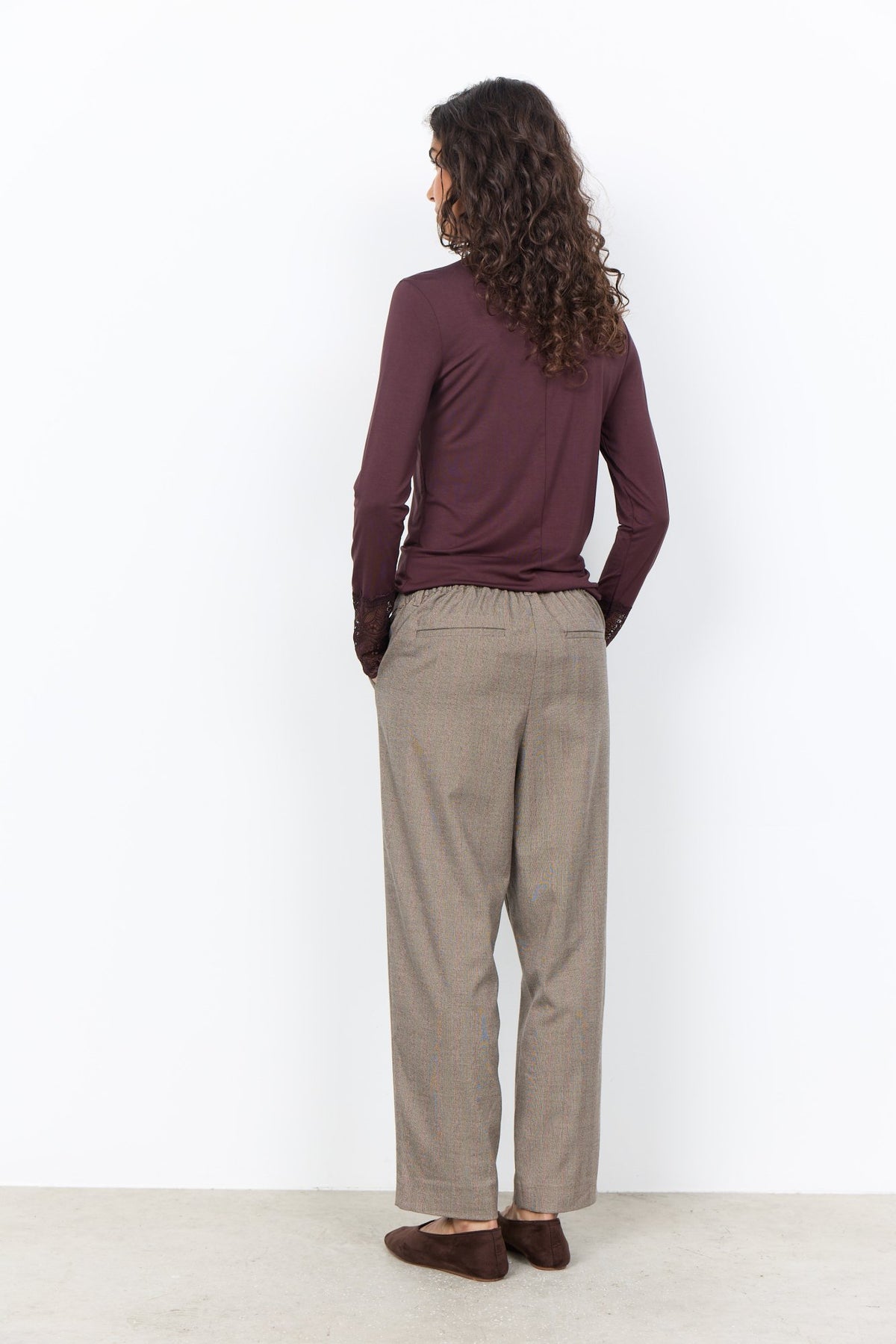 Soya Concept Damen T-Shirts Chocolate Plum