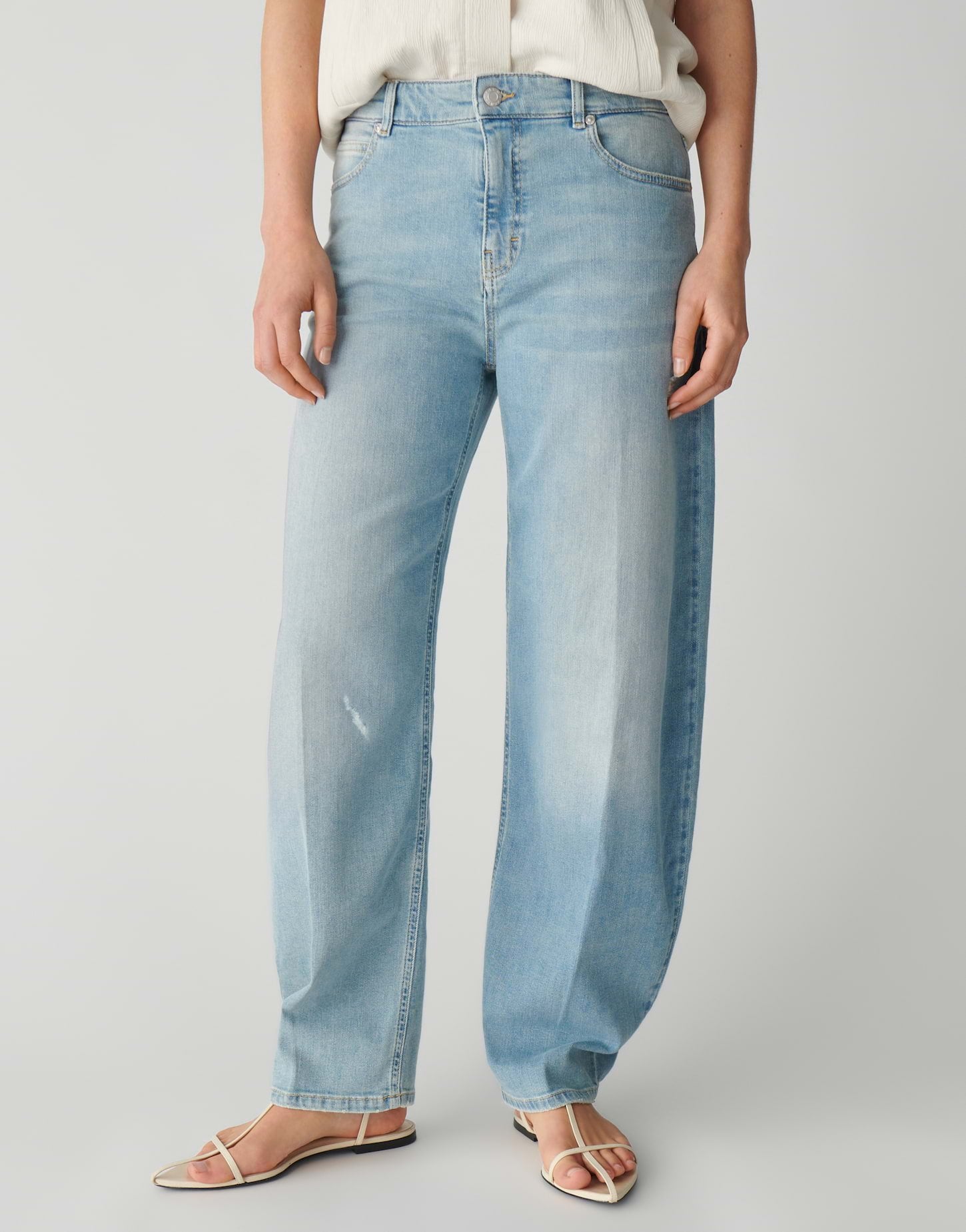 Opus Pants Damen Jeans  Light Blu
