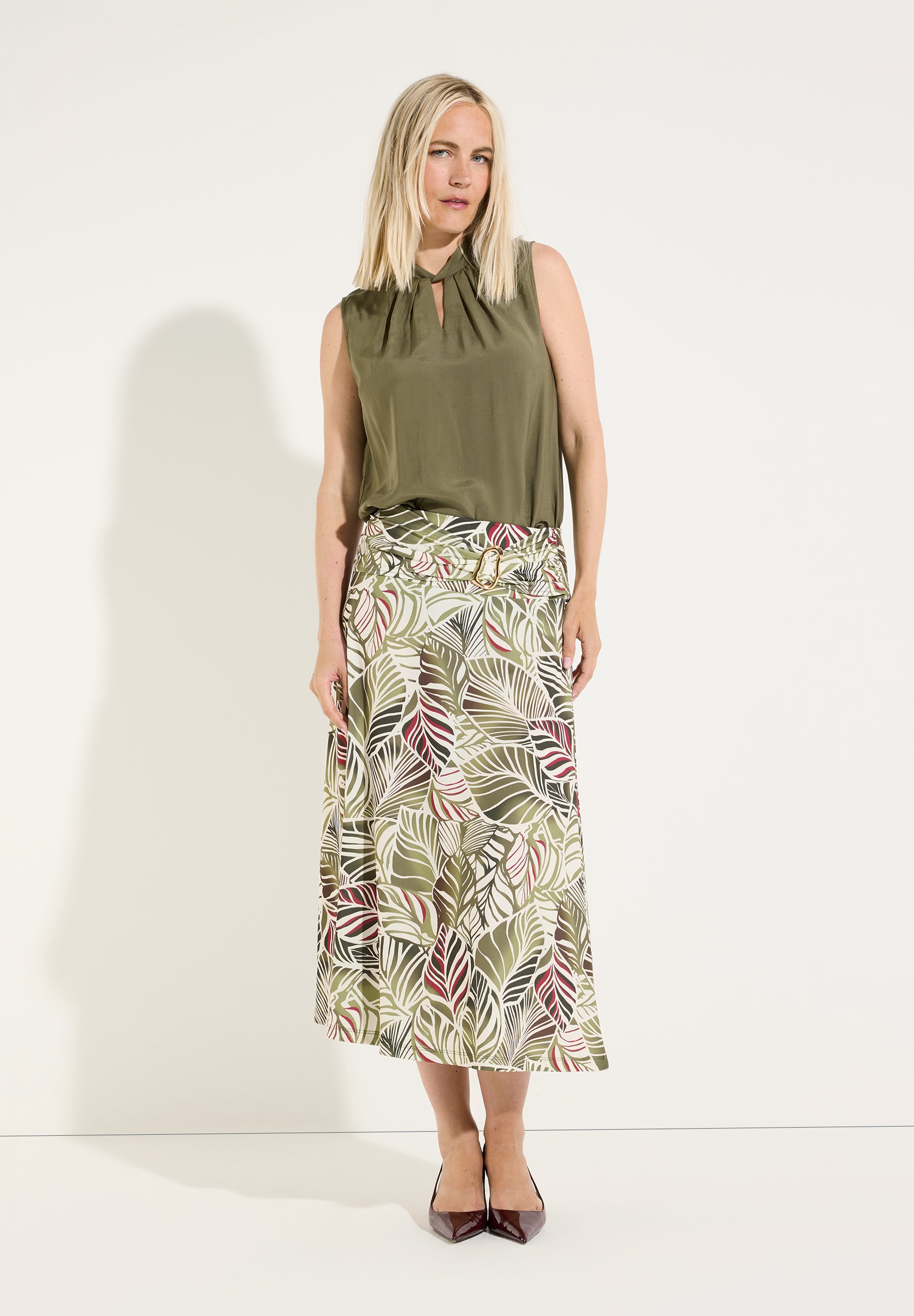 More & More Damen Blazer  Jungle Gre