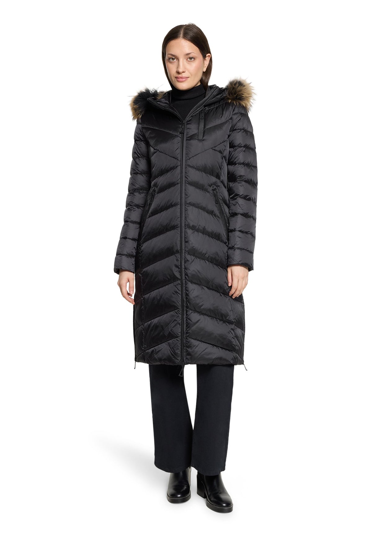 Gil Bret Damen Mantel  Jet Black