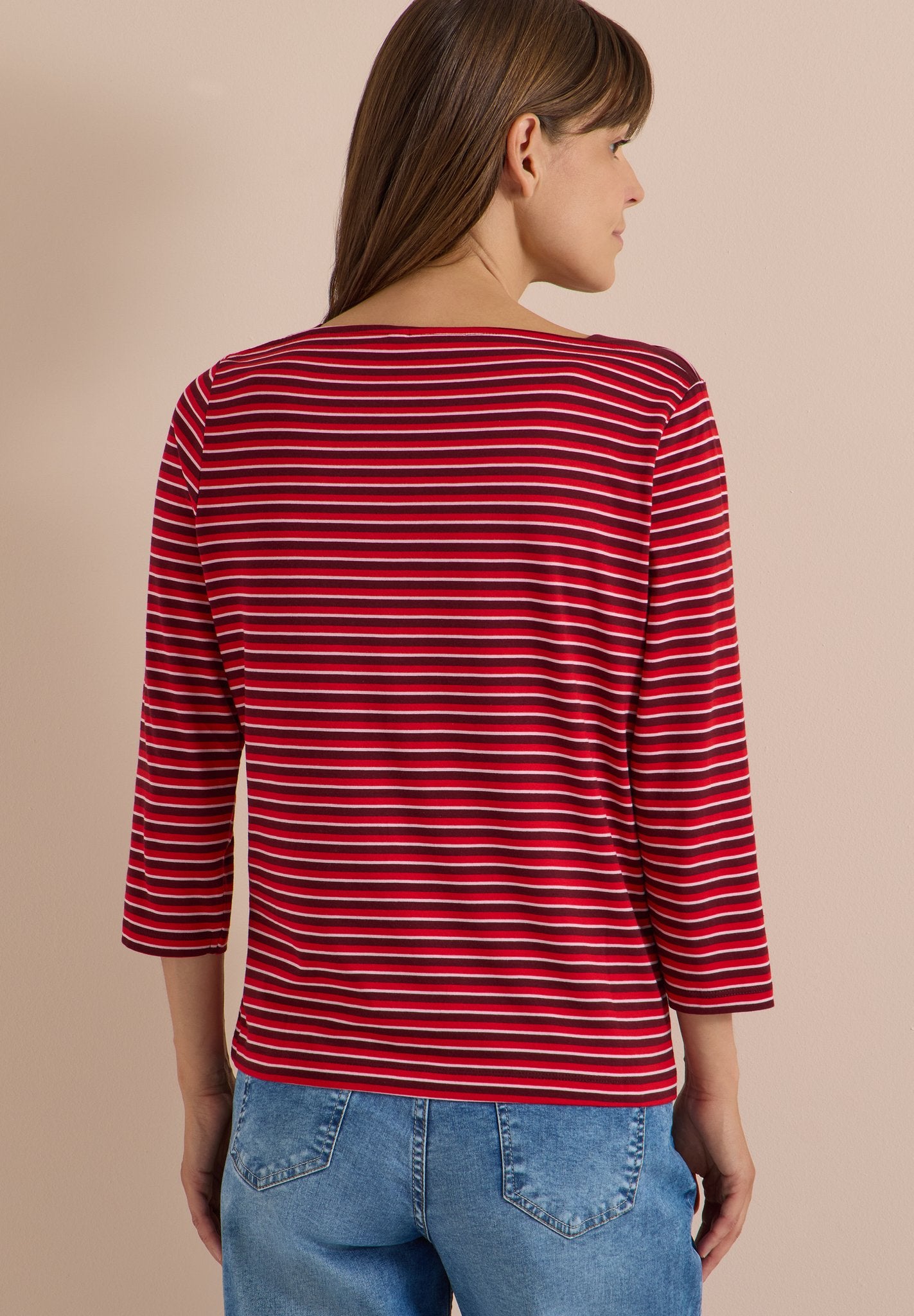 Cecil Damen T-Shirts Red Wine