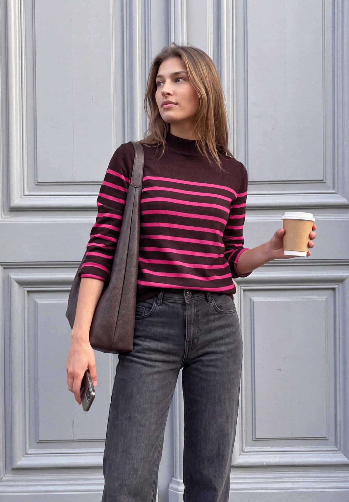 Street One Studio Damen Pullover  Russet Re