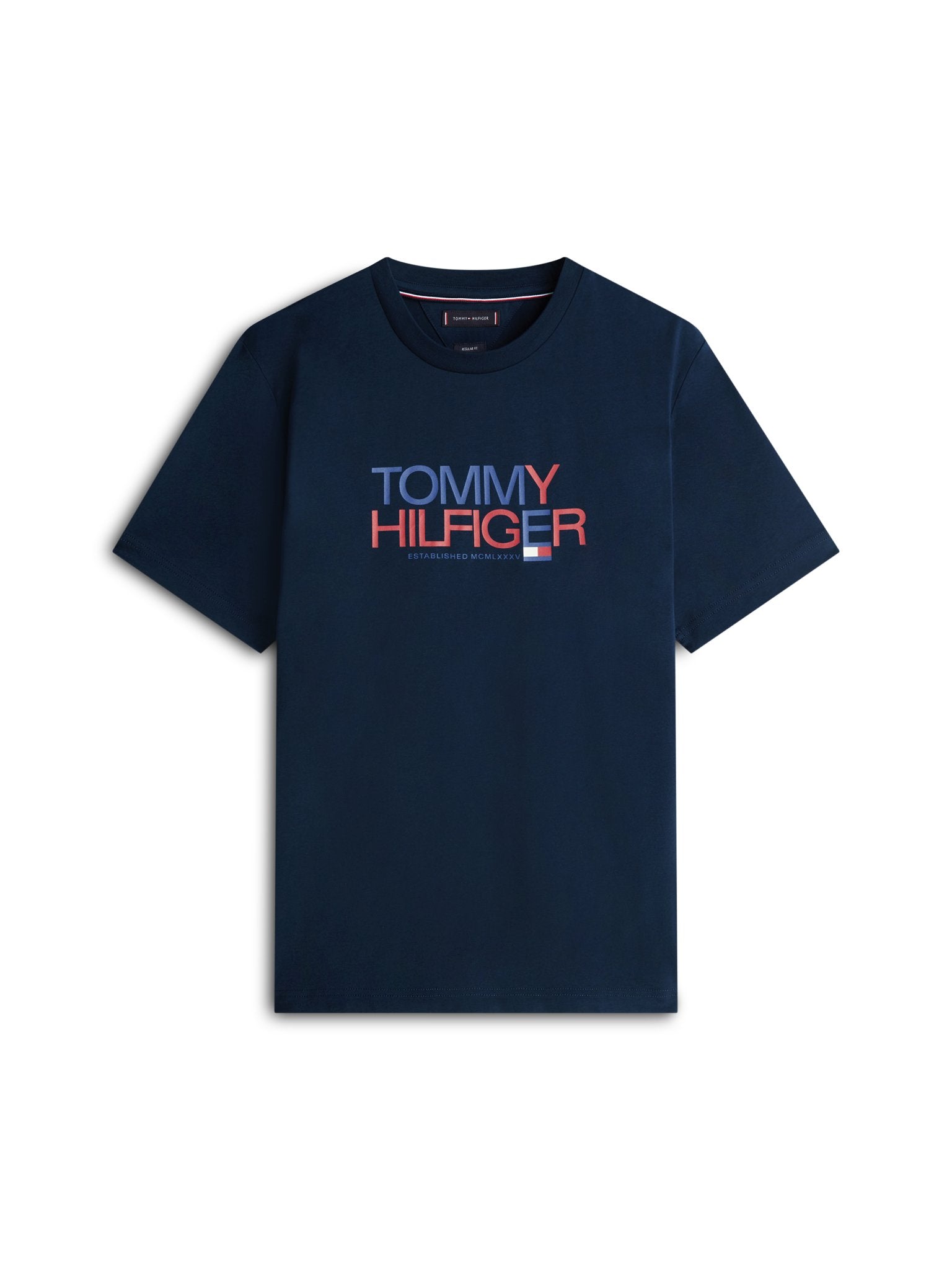 Tommy Hilfiger Herren T-Shirts kurz Dw Blue
