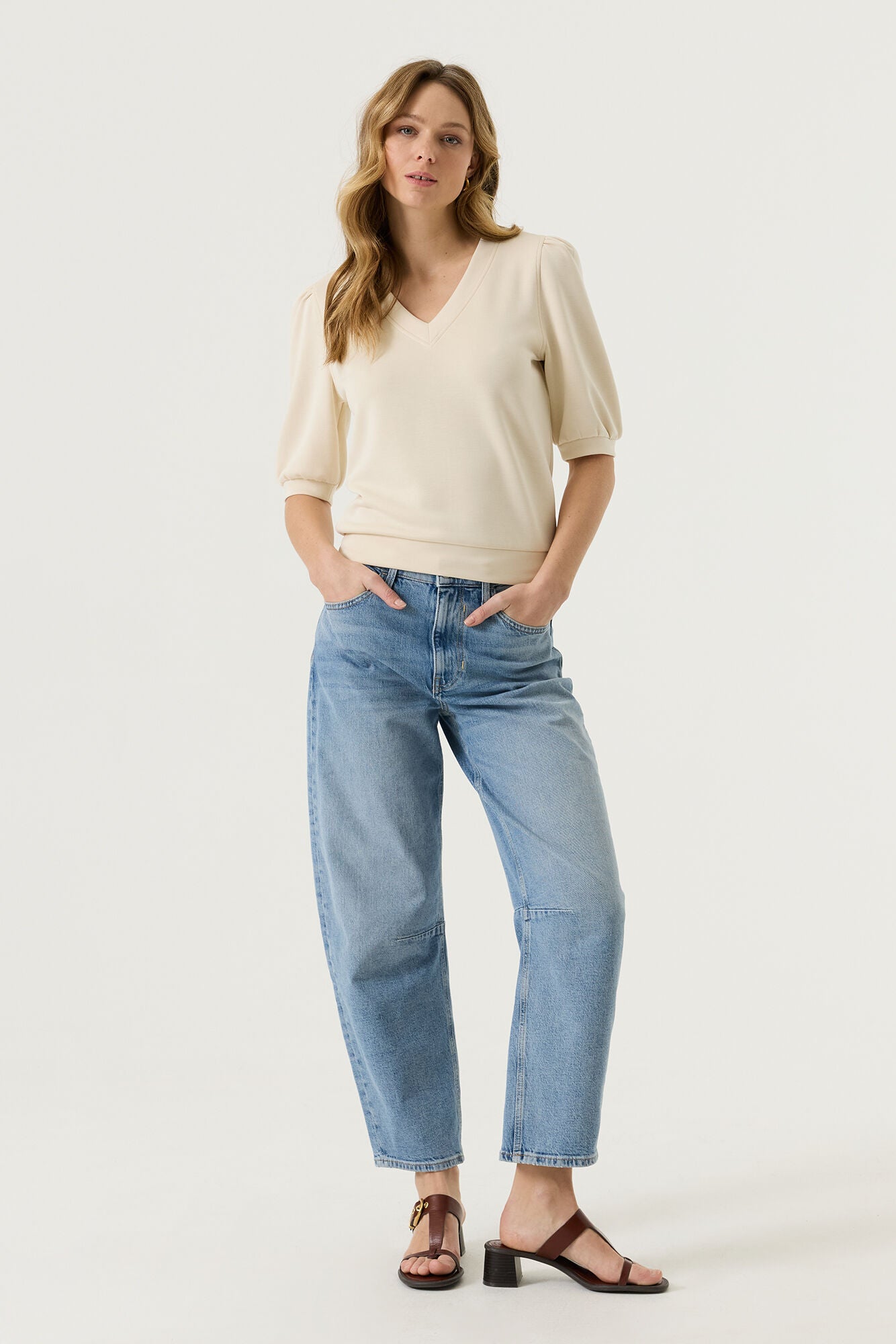 Garcia Damen Sweatshirts Whitecap