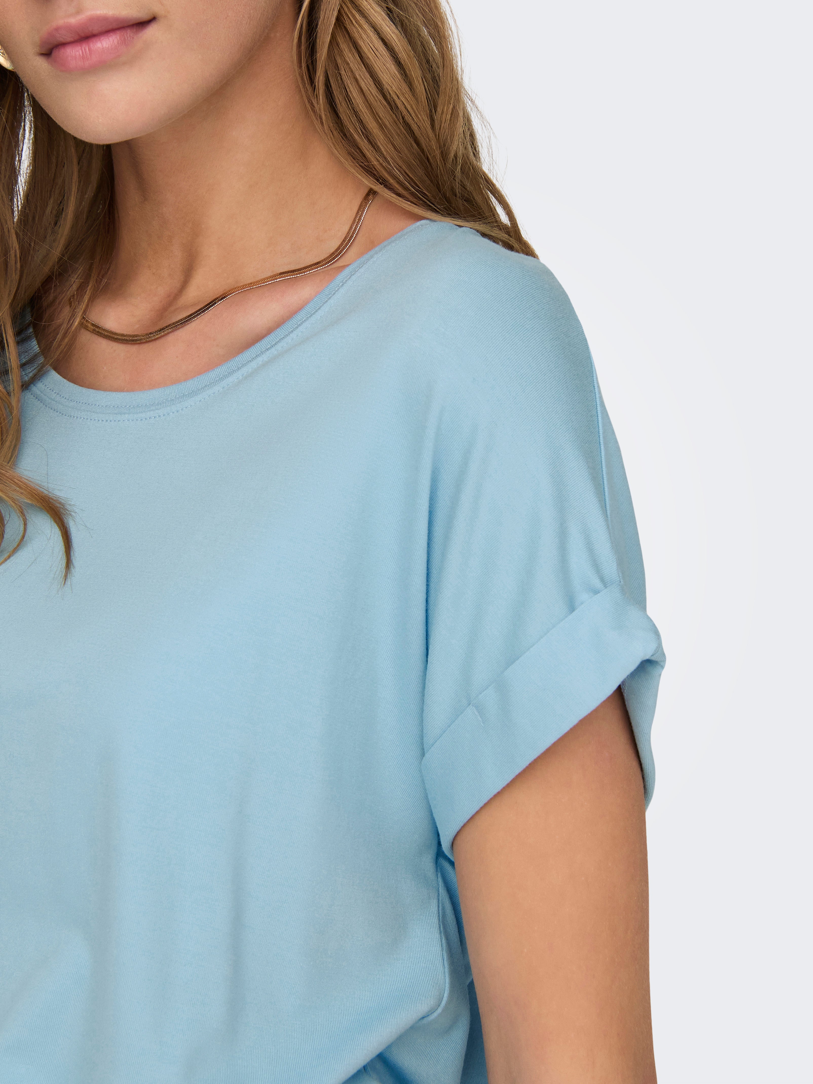 Only Damen T-Shirts Clear Sky