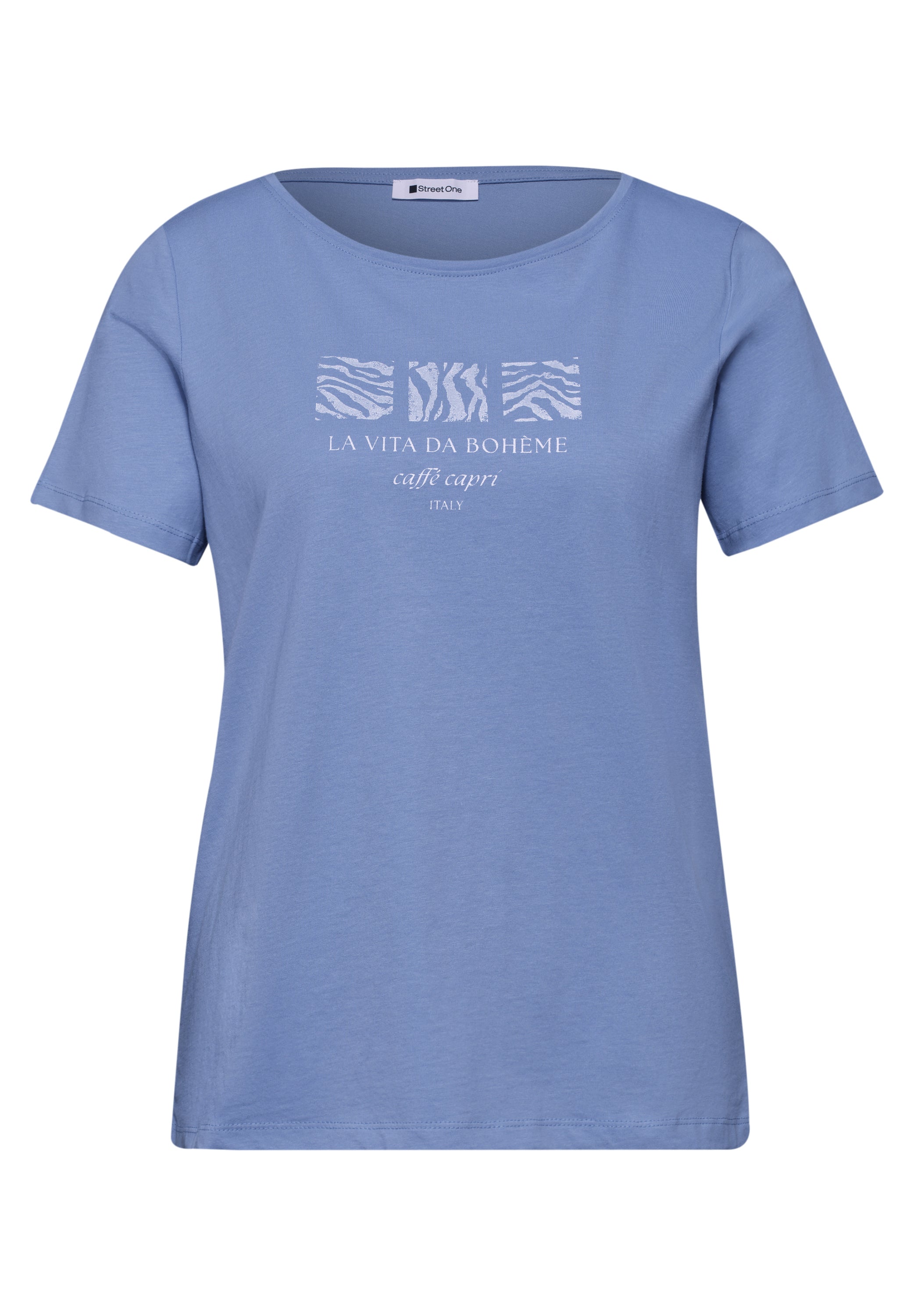 Street One Damen T-Shirts Drift Blu