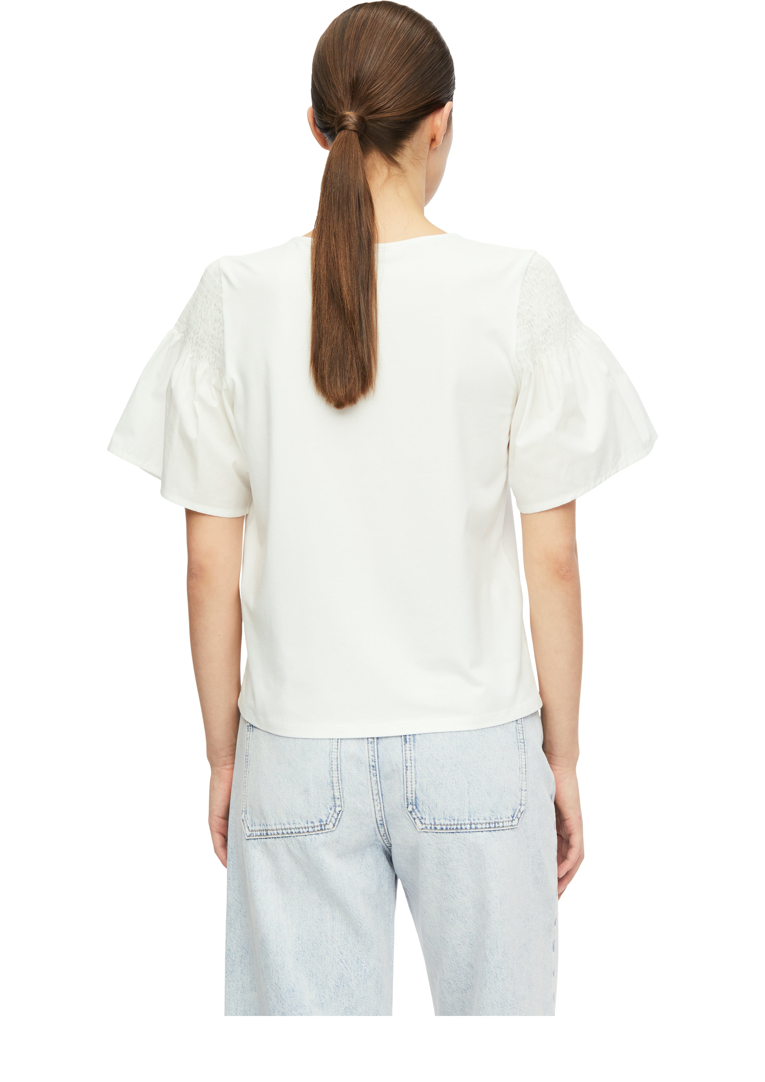 Comma Damen T-Shirts White