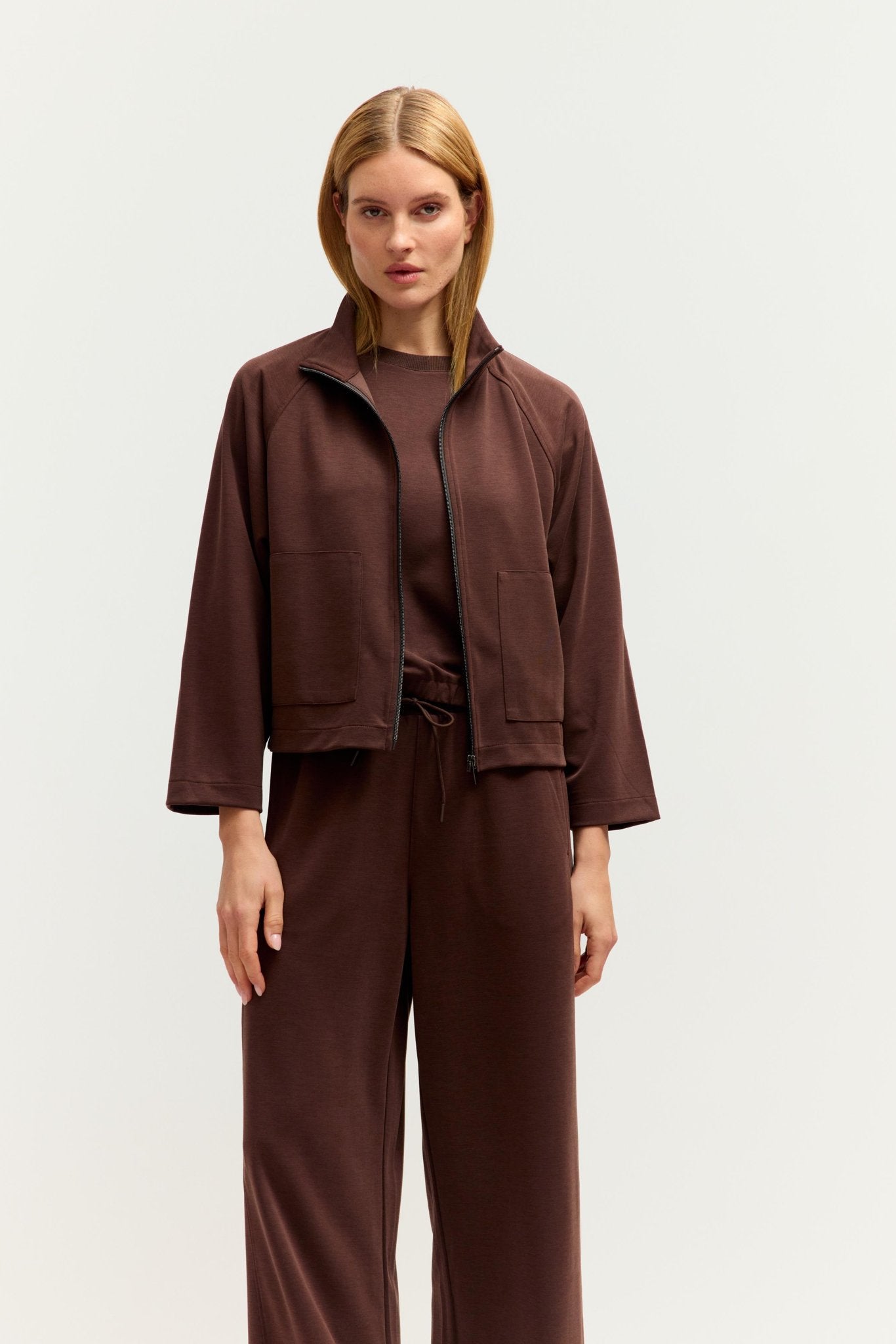 Fashion People Damen Strickjacken Wood