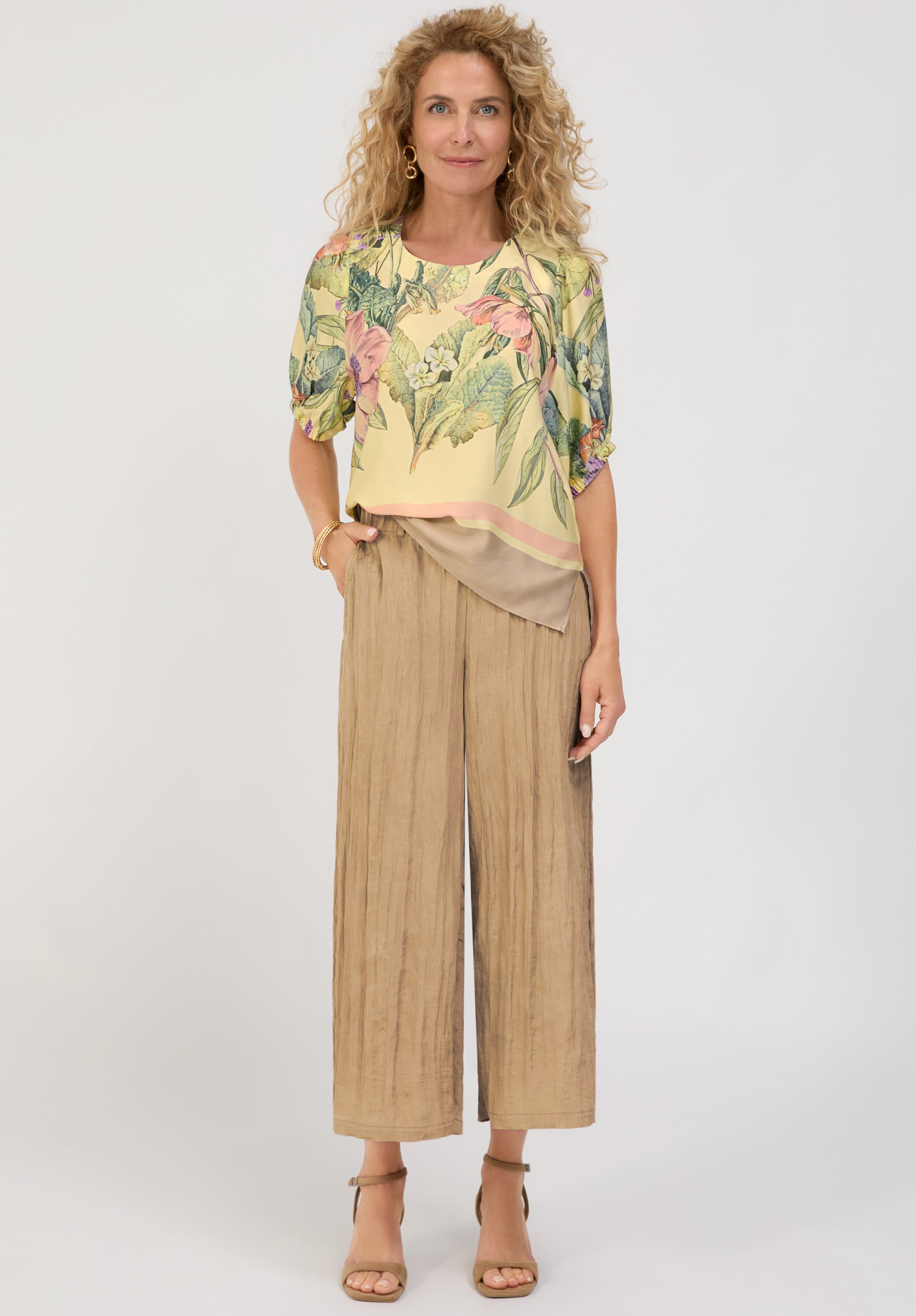 Bianca Damen Blusen Yellow Mix