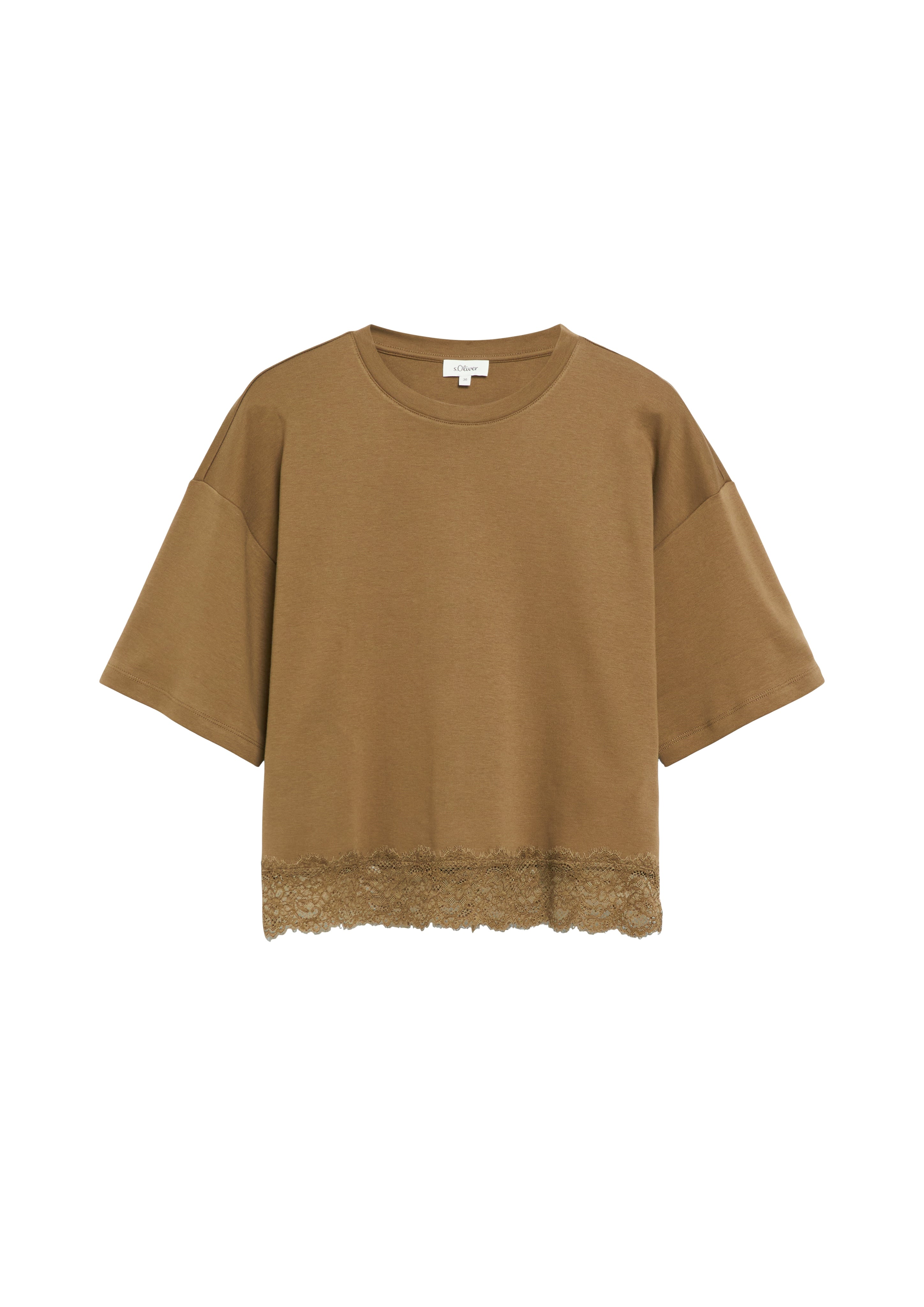 S. Oliver red Damen T-Shirts Brown