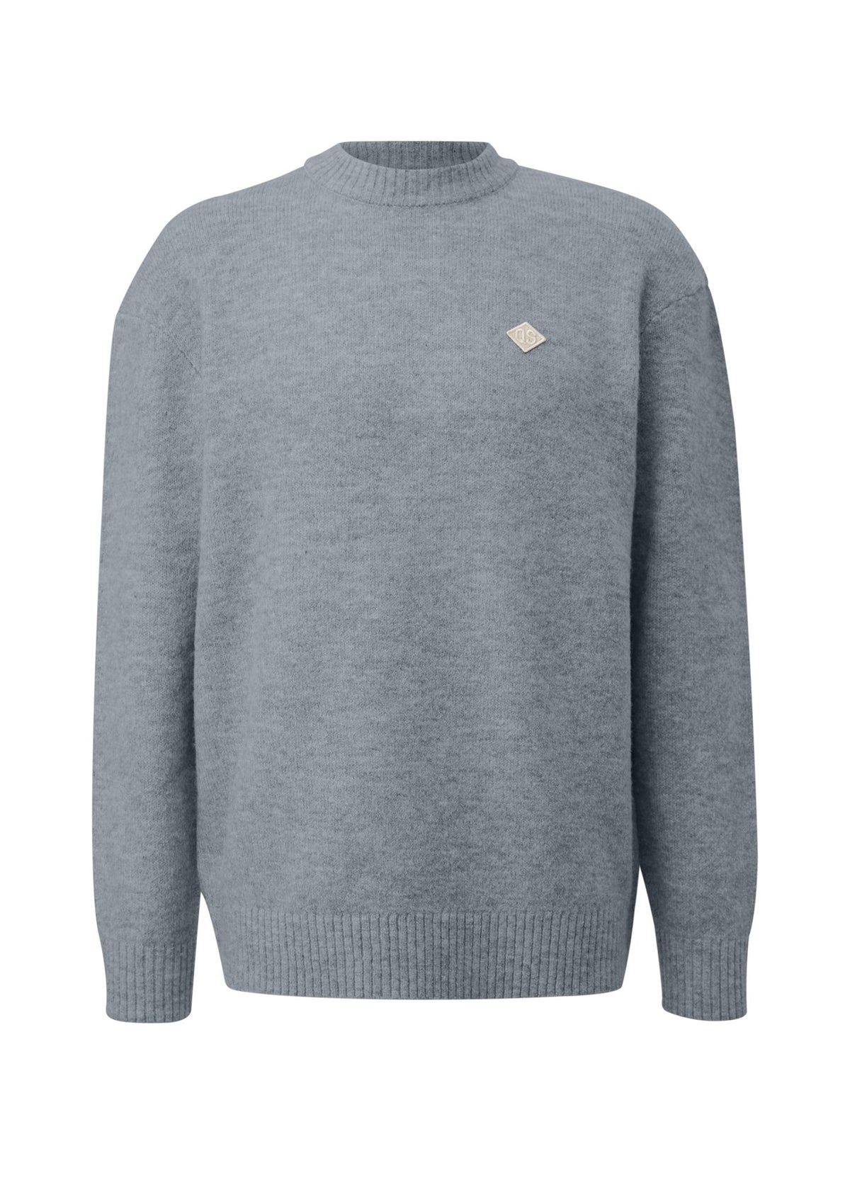QS by S.Oliver Herren Pullover  Grey/Black
