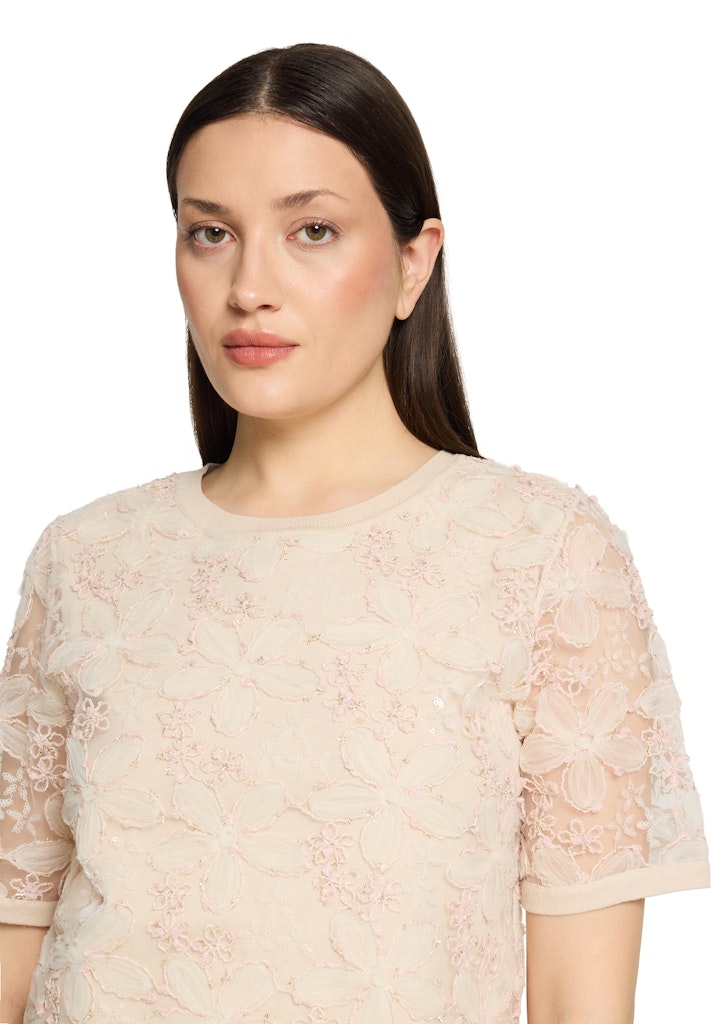 Betty & Co Damen Pullover Nature/Rosé