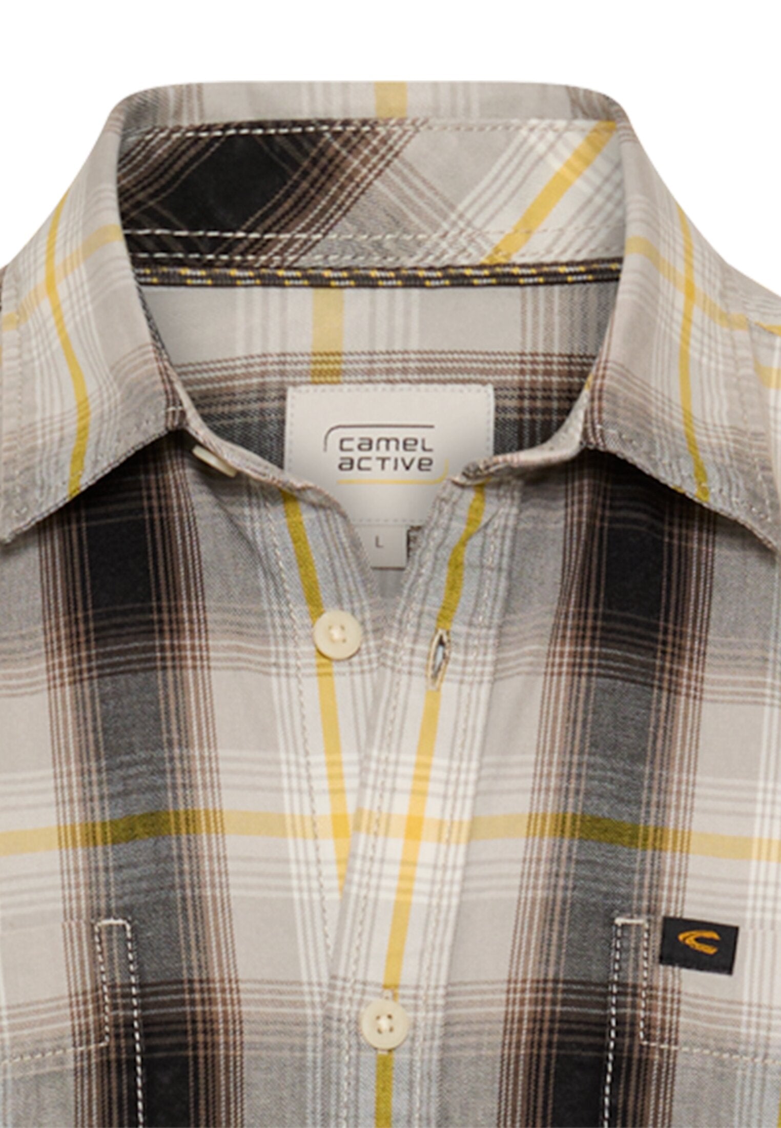 Camel active Herren Hemden kurz  Sun Yellow