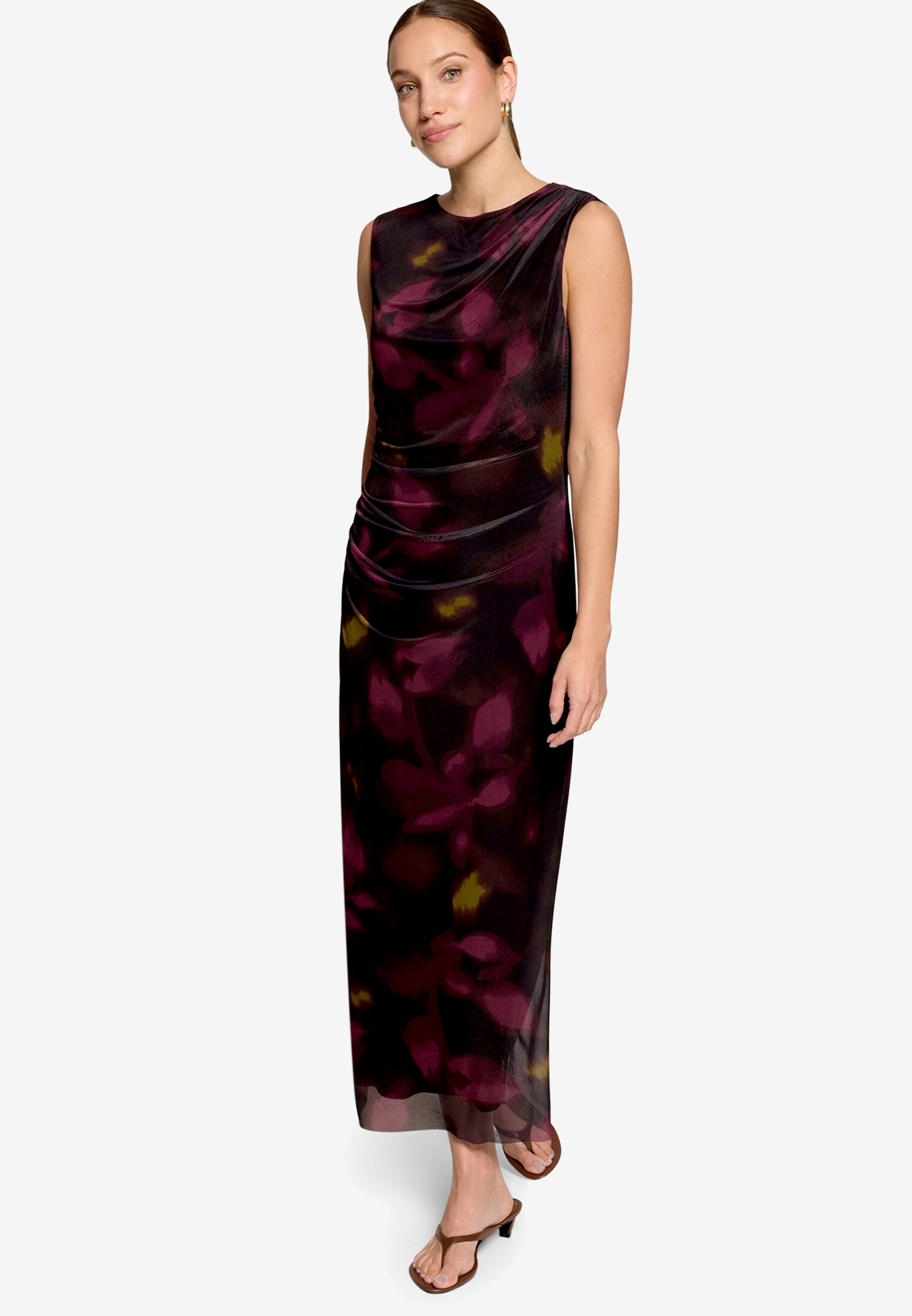 Zero Damen Kleider Black/Dark Red
