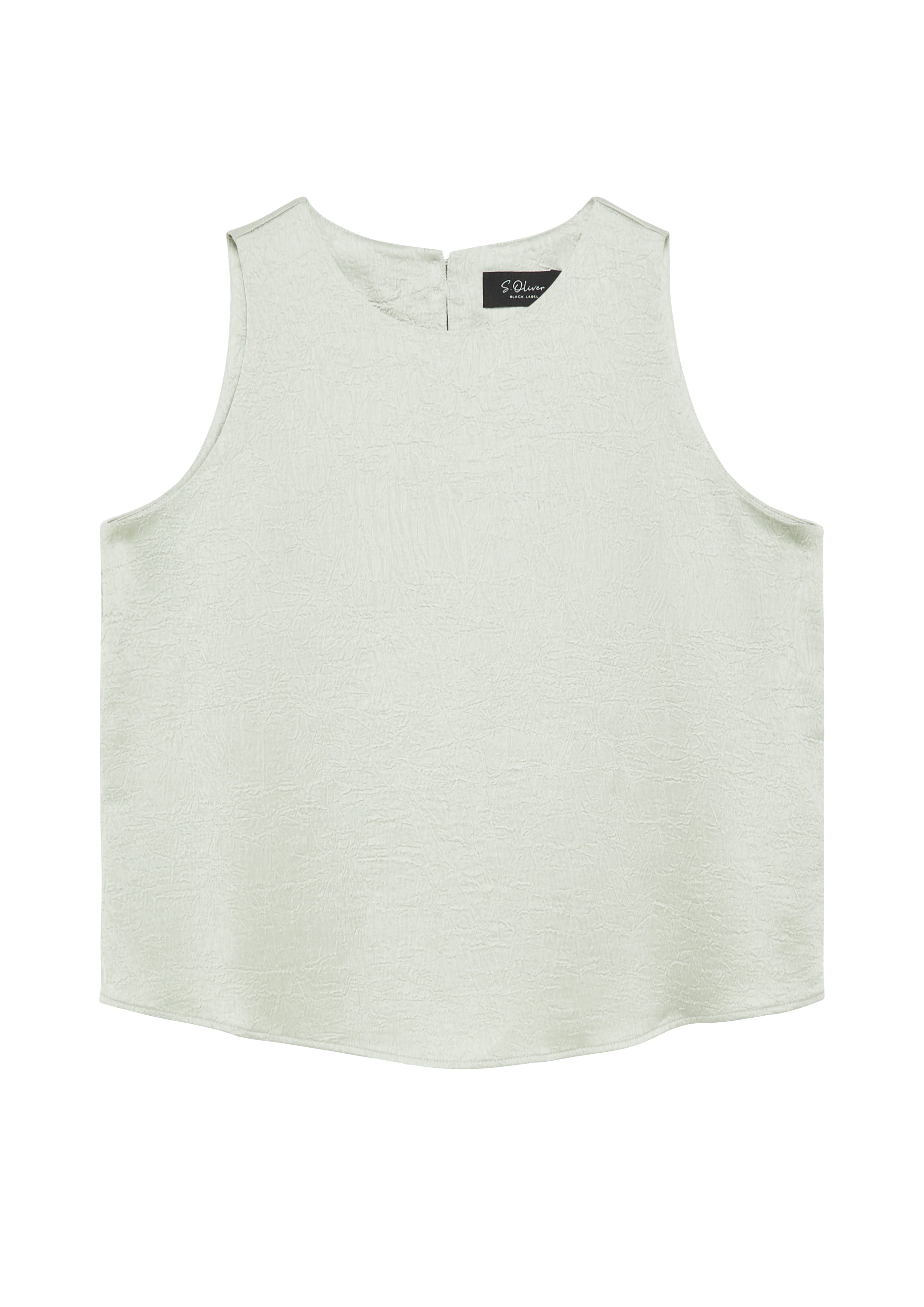 S. Oliver black Damen Blusen kurz Blue Green