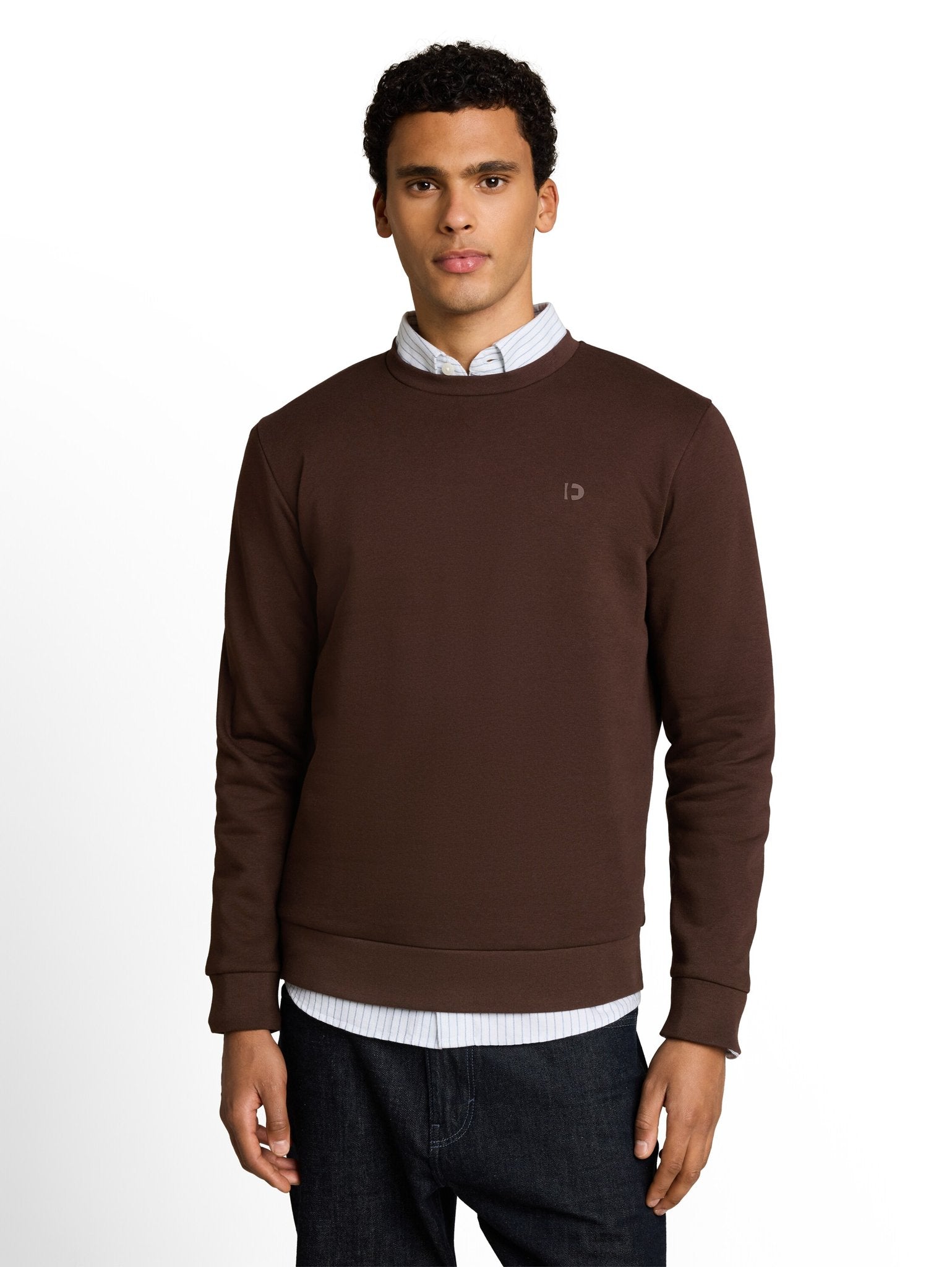 Tom Tailor denim Herren Sweatshirts Cool Dark Brown