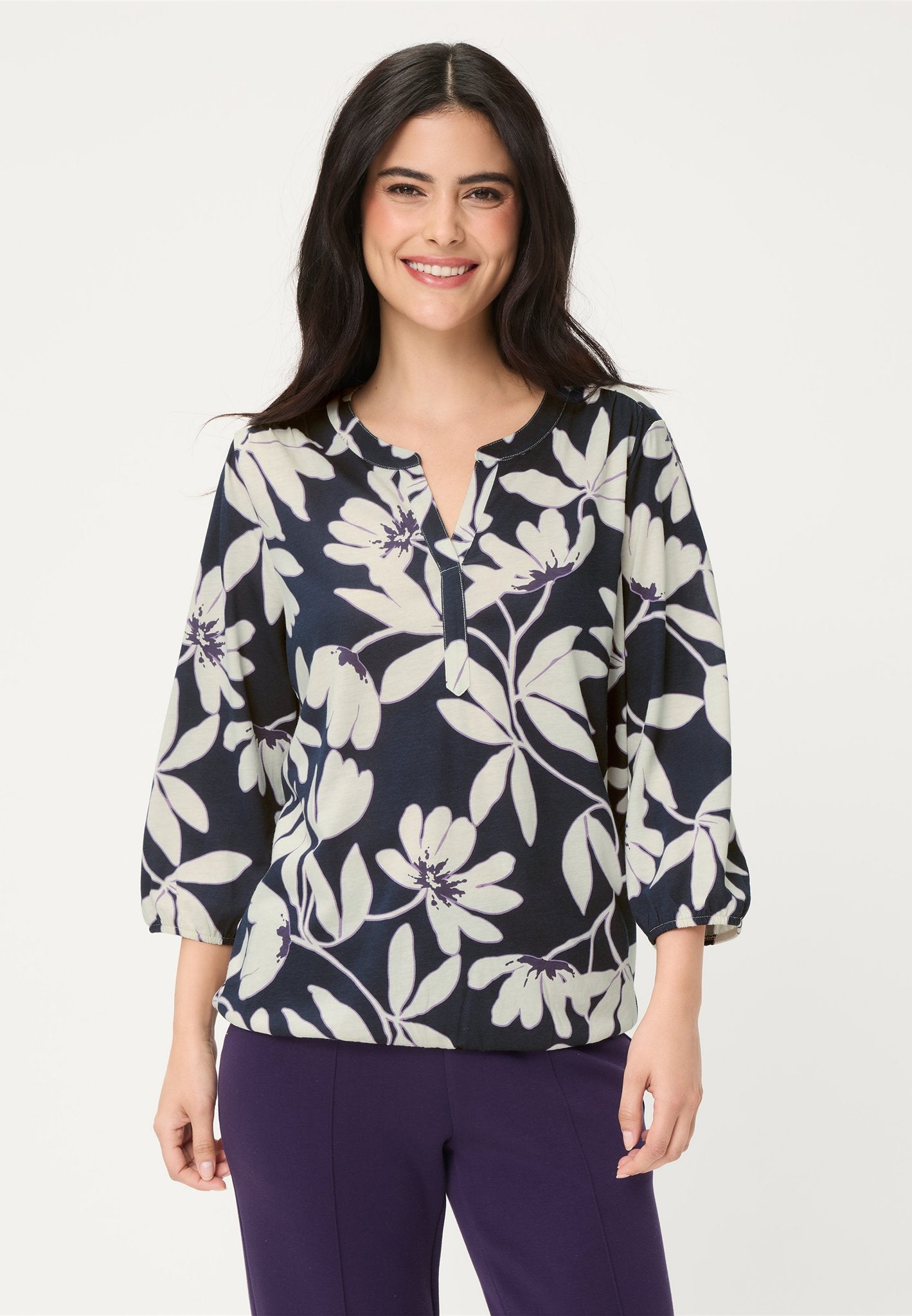 Olsen Damen T-Shirts  Dark Navy